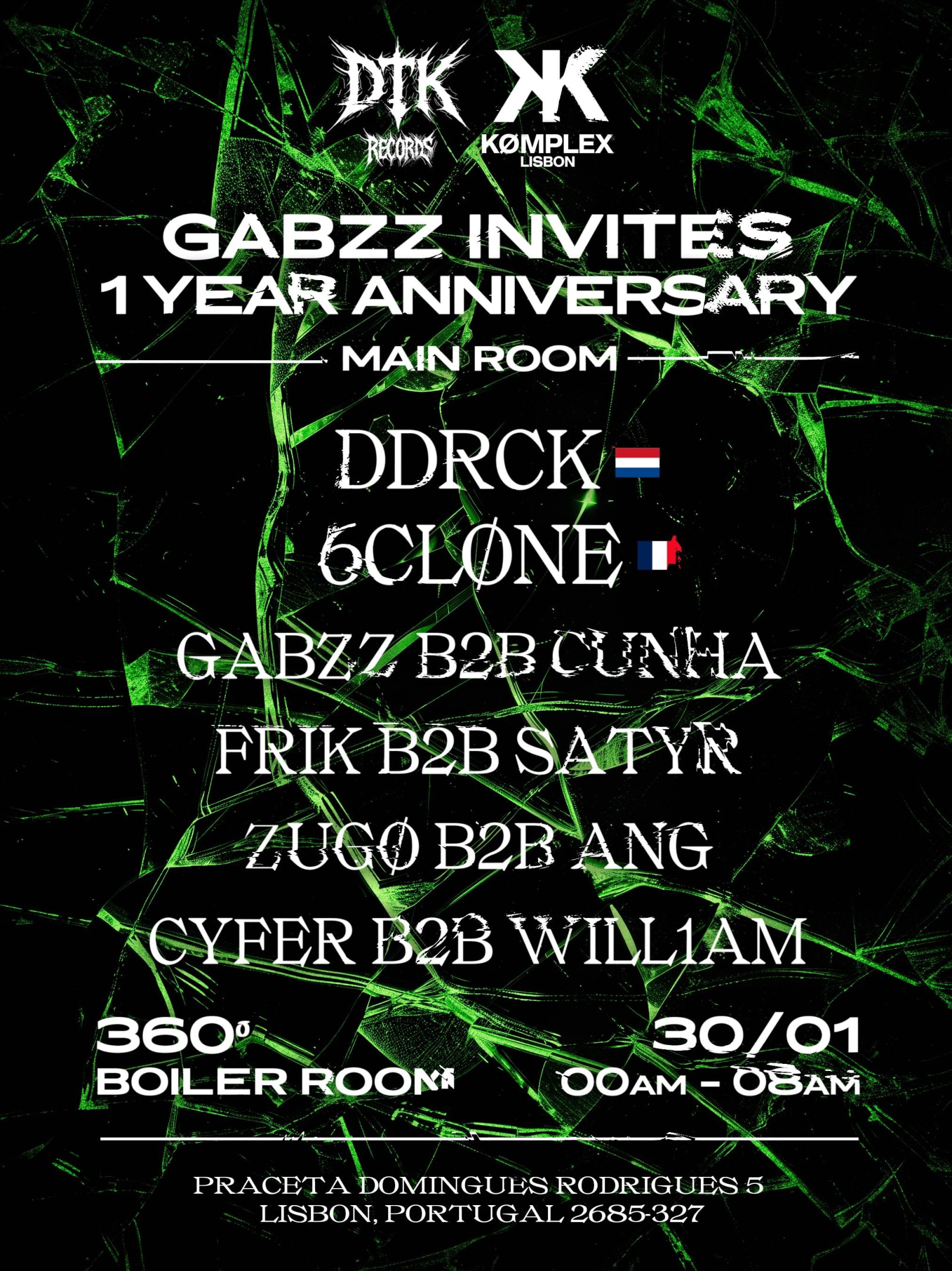 Gabzz 1y Anniversary | Ddrck [Nl] + 6cløne [Fra] Cover