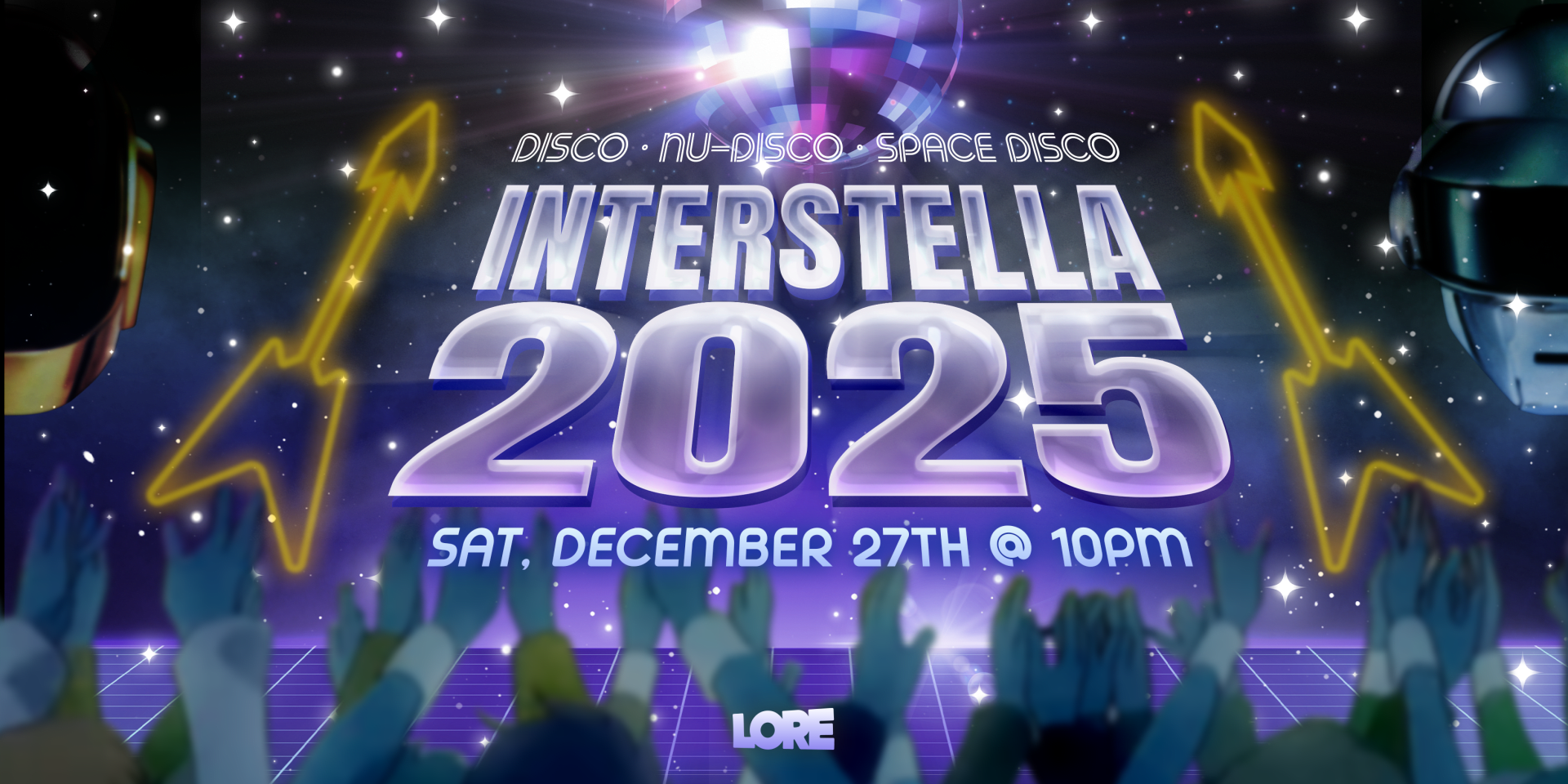 Interstella 2025: Space Disco Funk Party! Cover