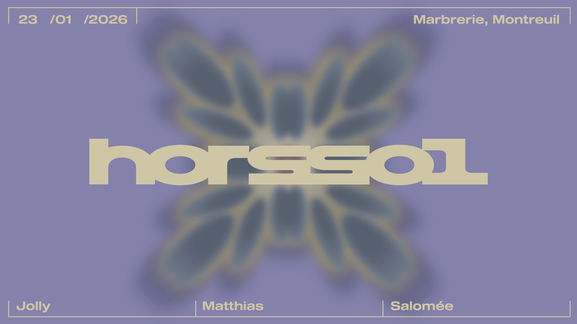 Hors-Sol — Matthias (Superluminal) + Salomée + Jolly Cover