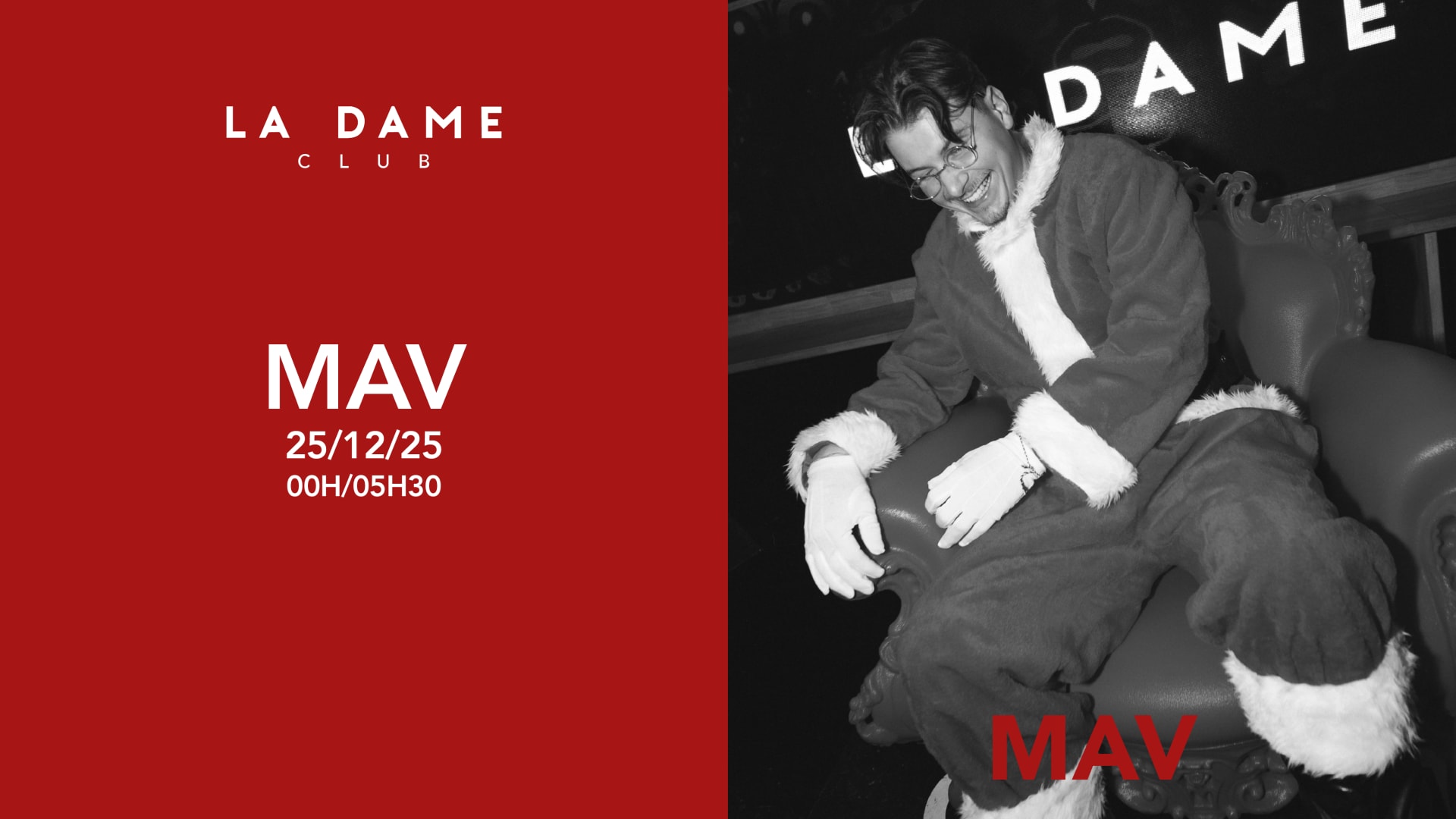 La Dame Édition Noël // Jeu 25 Décembre // Mav Cover