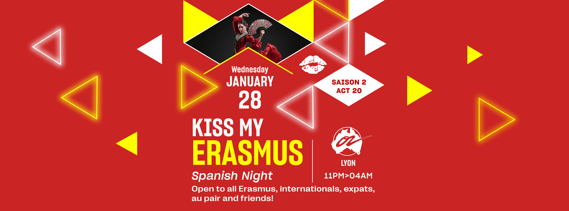 Kiss My Erasmus 28.01 - Lyon Cover