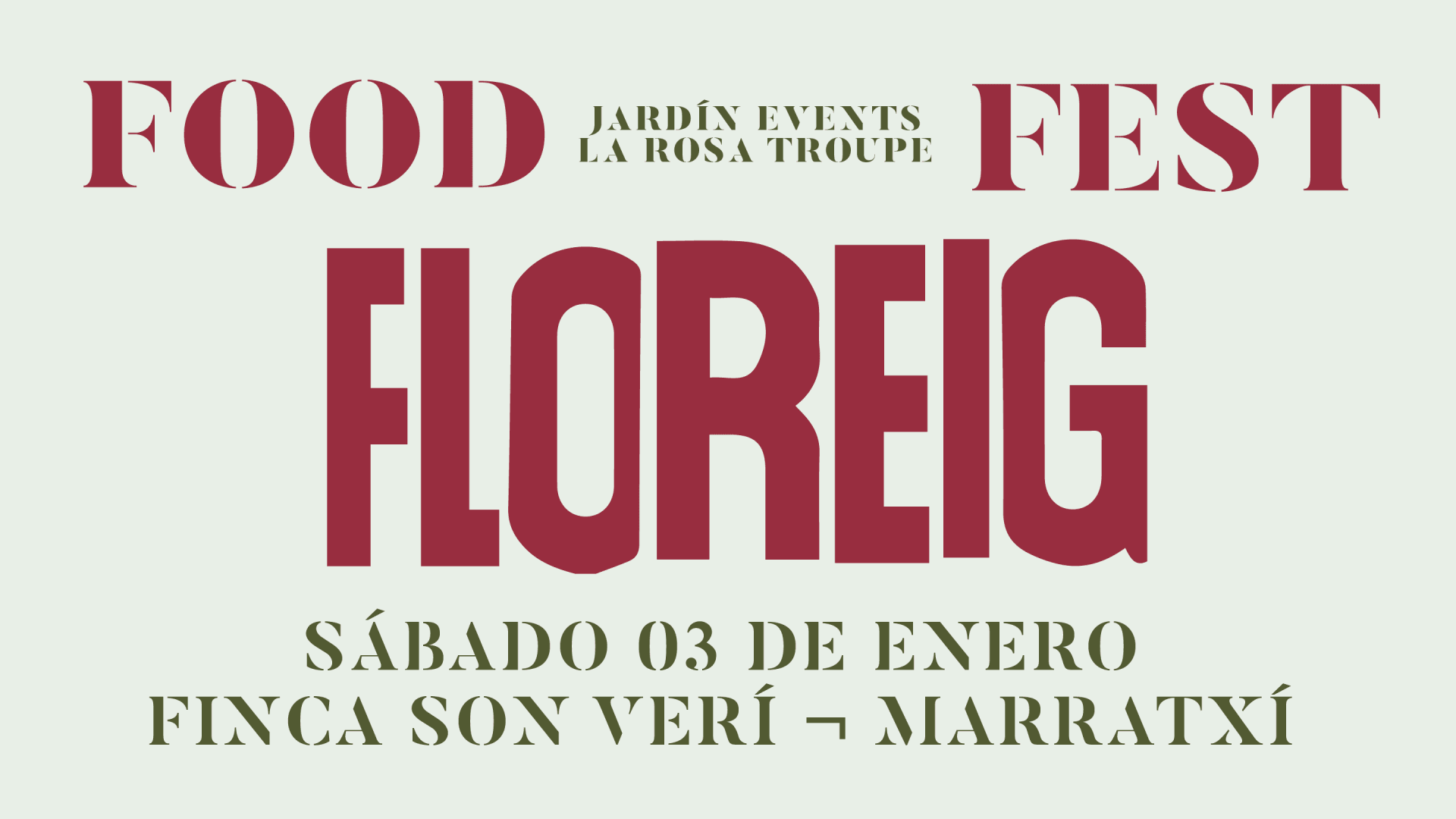 Floreig · Food Fest Cover