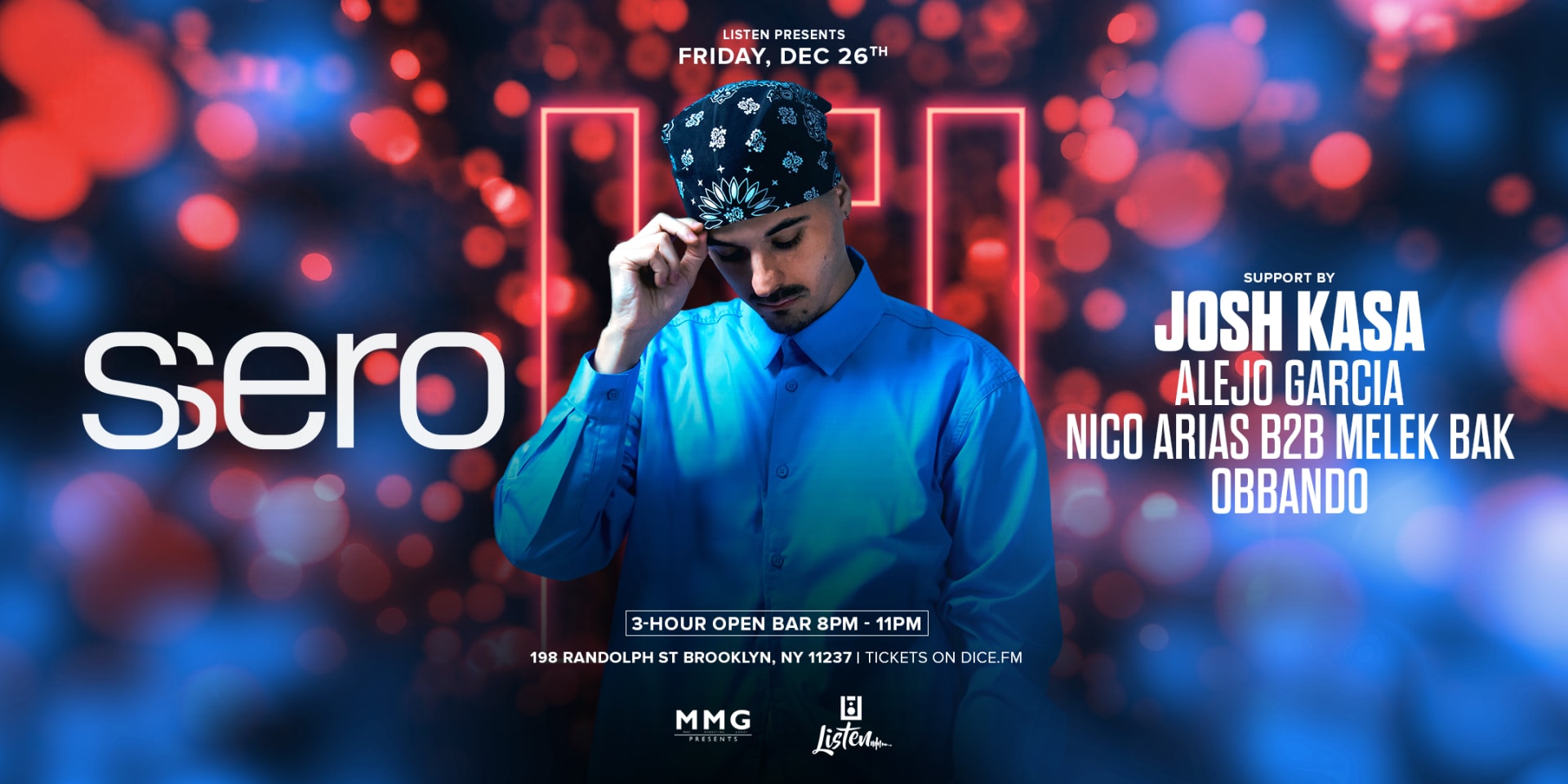 The Factory X Listen Friday Night Party Ssero Josh Kasa Cover