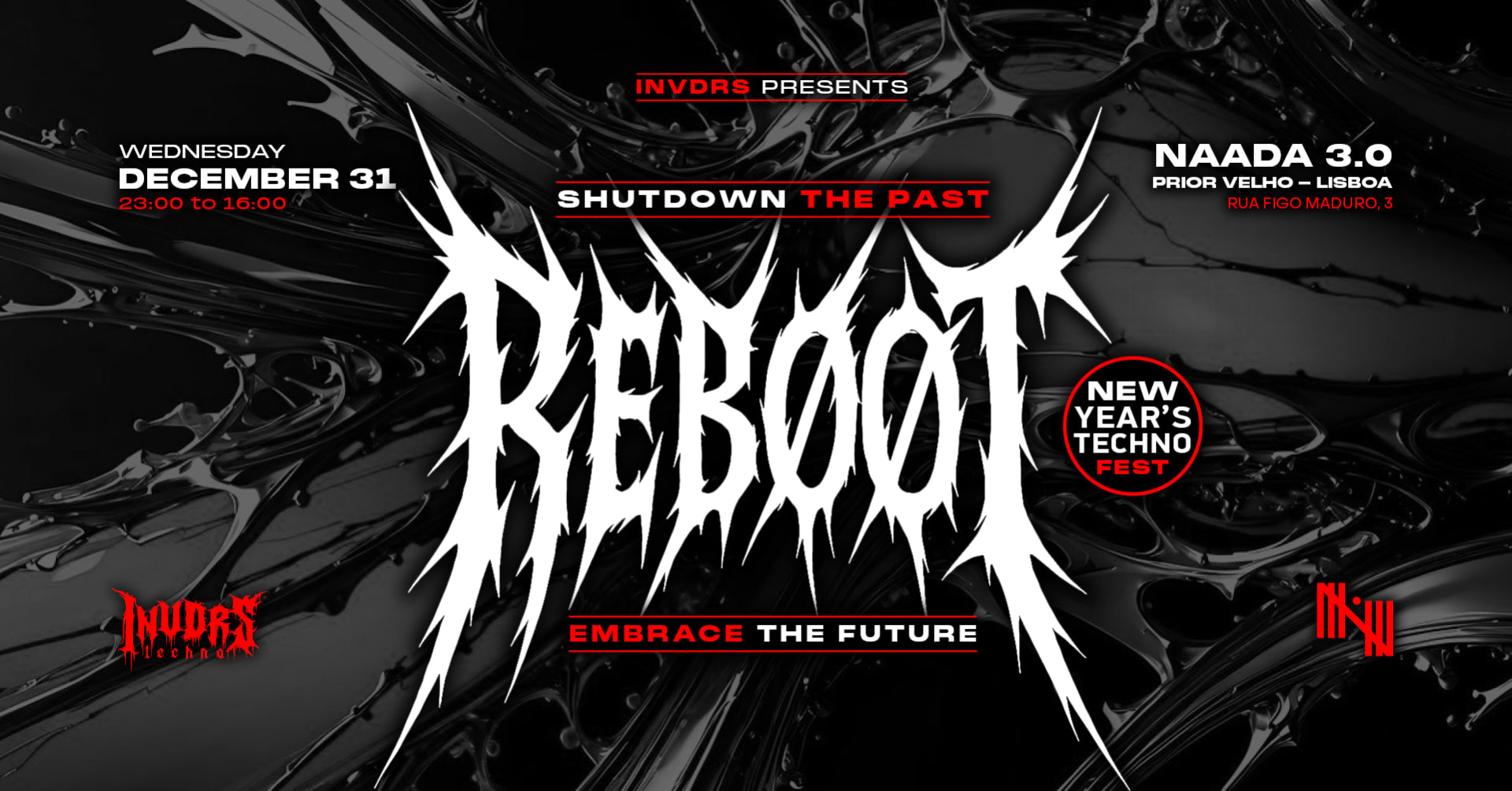 Invdrs: Rebøøt New Year Fest (17h Music Non Stop) Cover