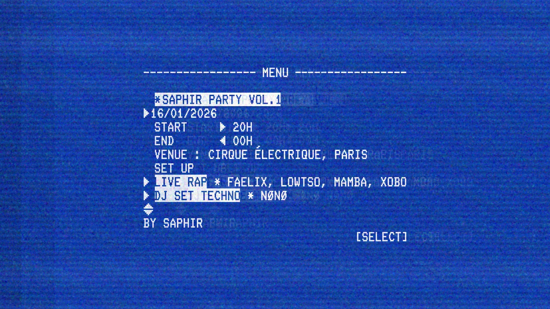 Saphir Party Vol.1 Cover