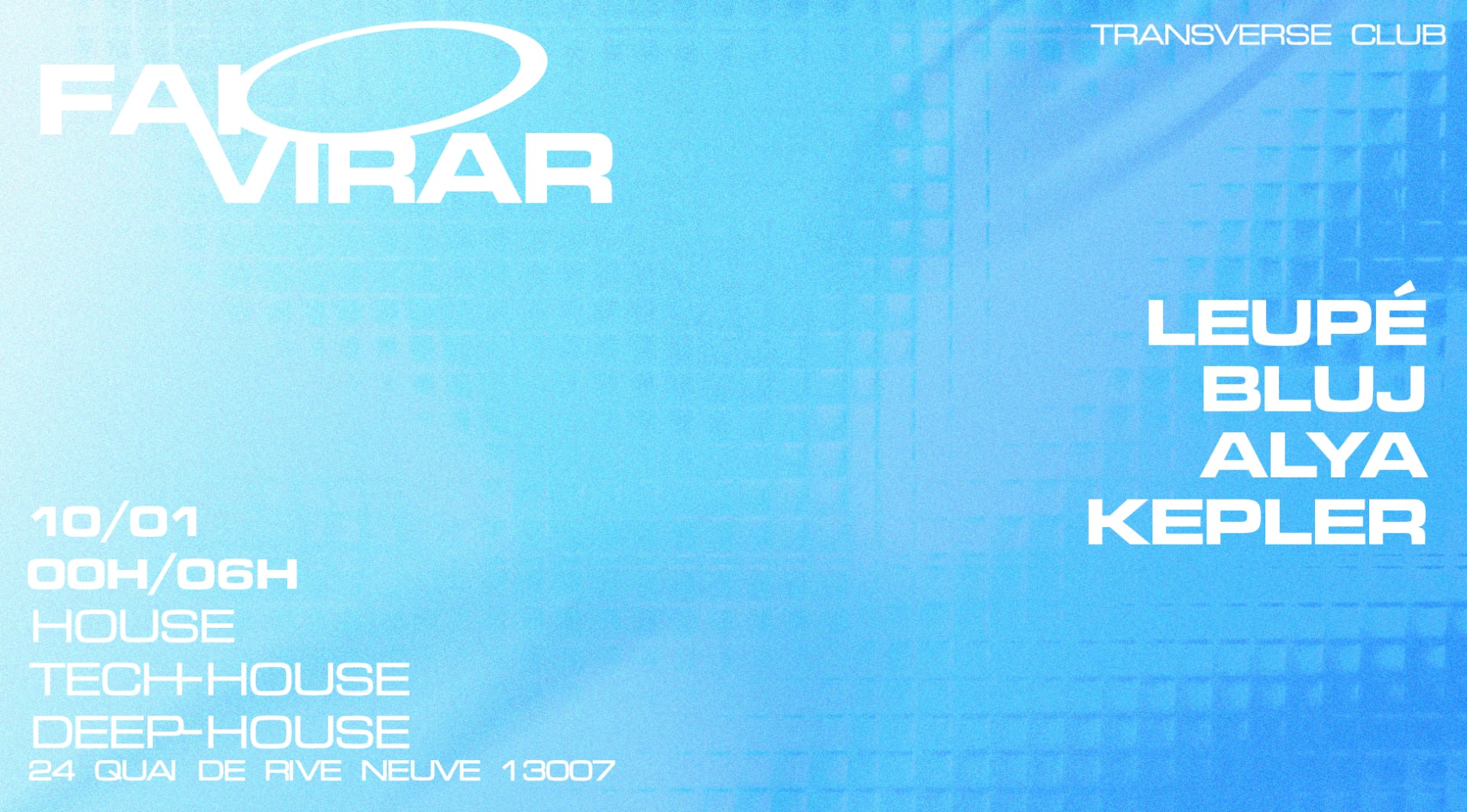 Transverse X Fai Virar - (10 Janv) Cover