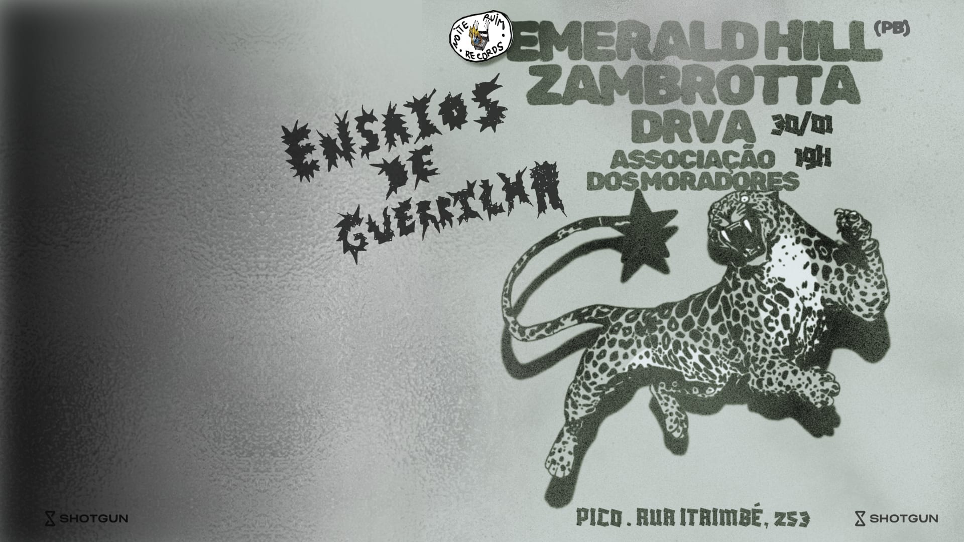 Noite Ruim - Emerald Hill; Zambrotta; Drva; Associação Cover