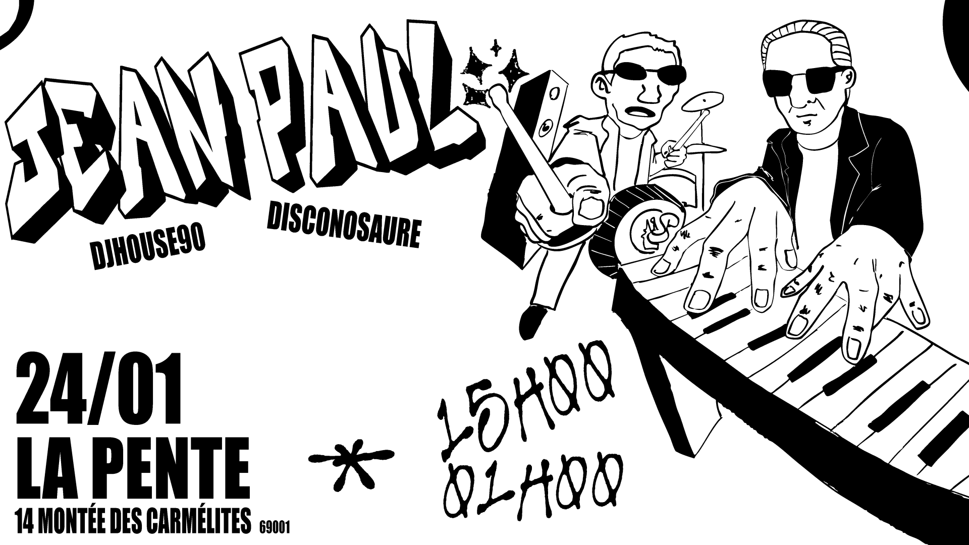 Sapristi Invite Jean Paul, Djhouse90 & Disconosaure Cover