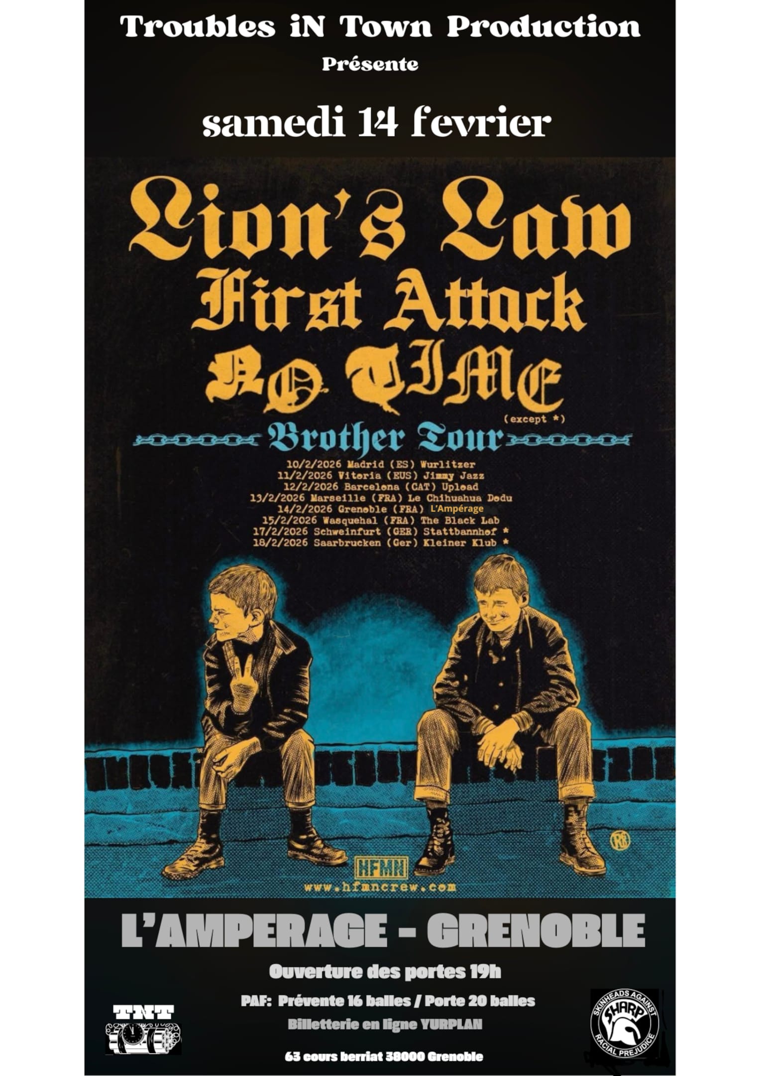 Lions Law First Attack No Time Cover