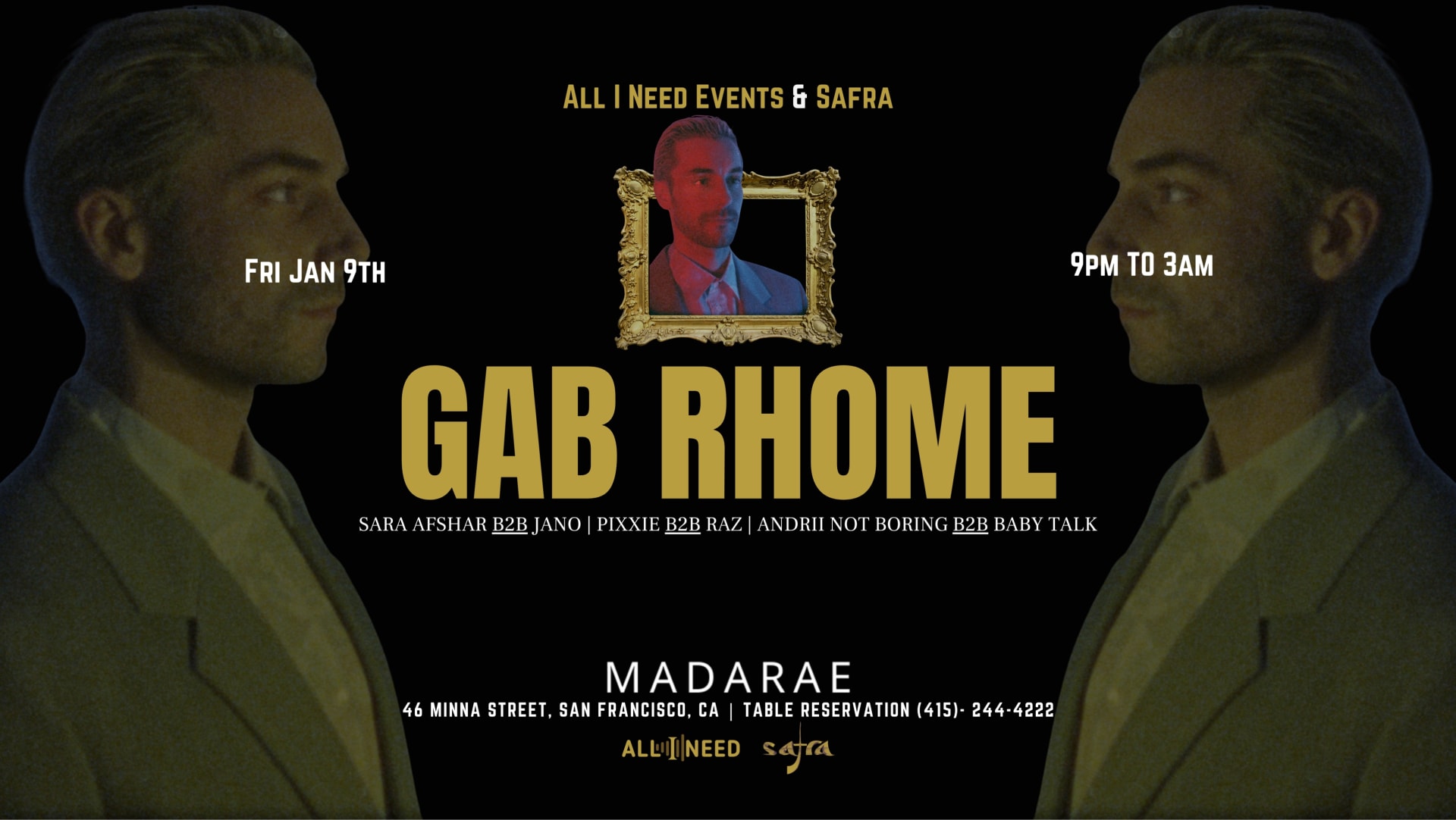 Gab Rhome (Indie Dance/ Disco /Deep & Tribal) At Madarae Cover
