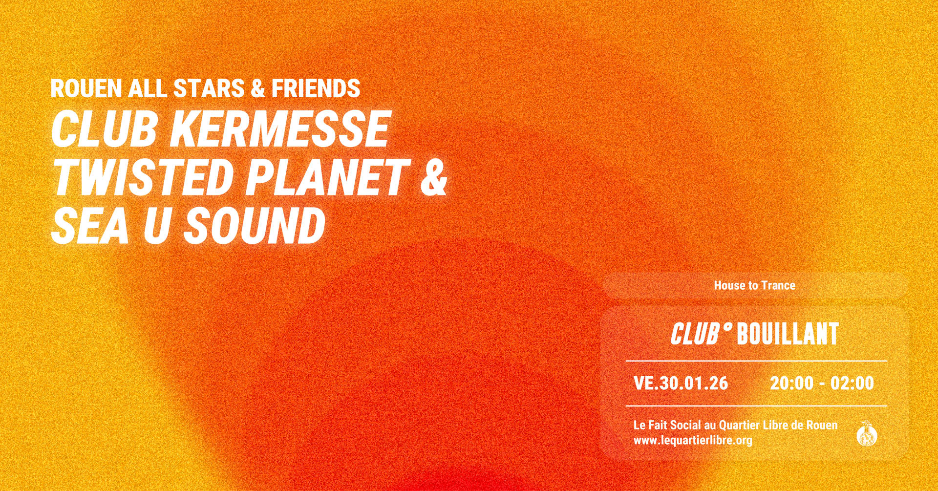 Cb All Stars : Club Kermesse · Sea U Sound · Twisted Planet Cover