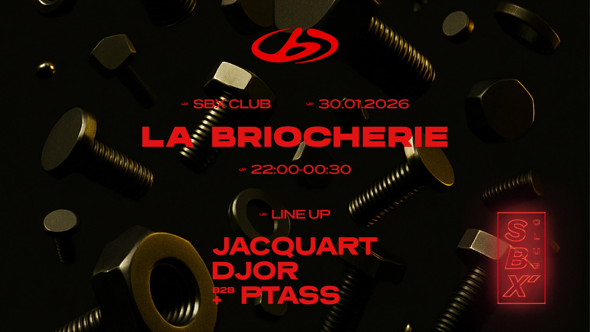 La Briocherie X Sbx Club : Burn-Out Cover