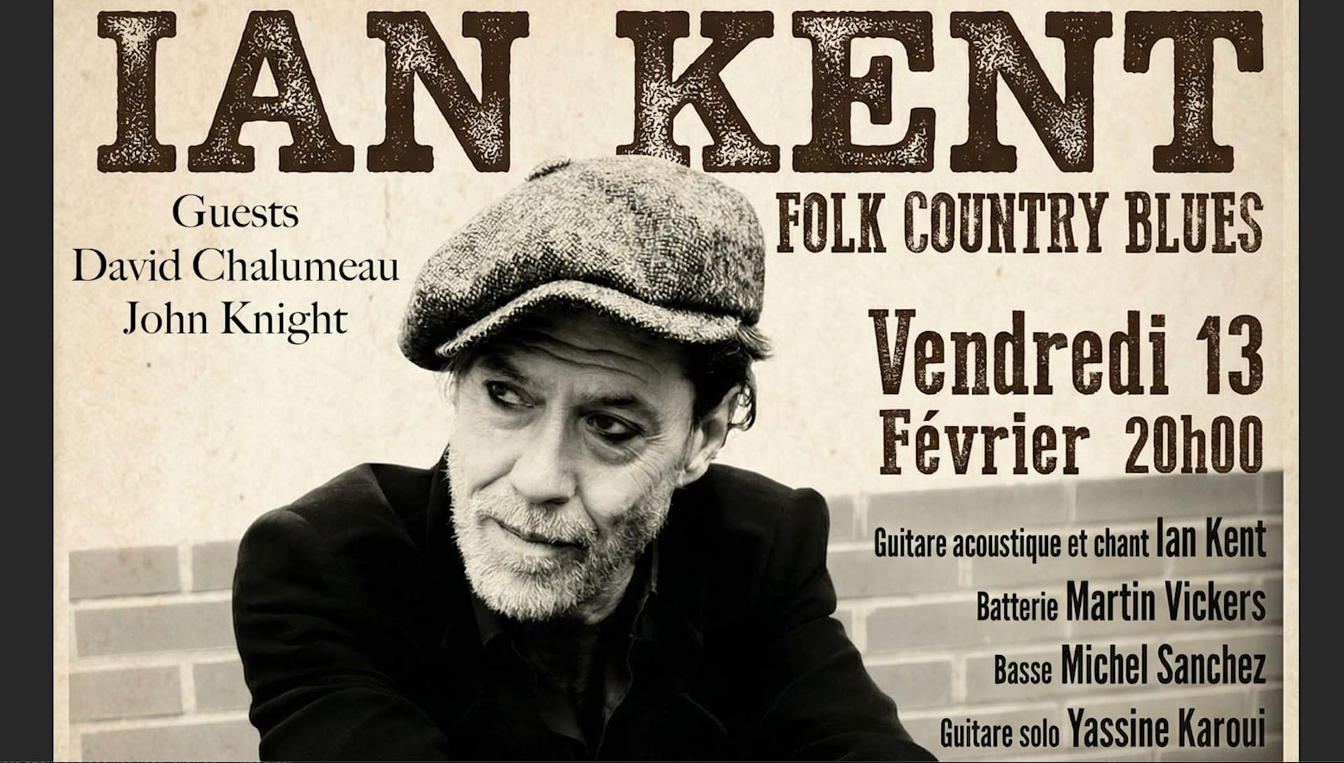 Ian Kent - Folk Country Blues Cover