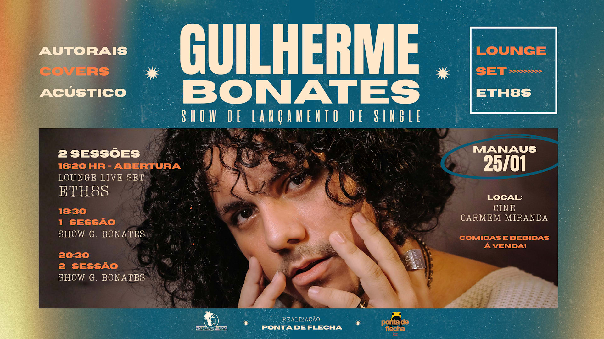 Guilherme Bonates-Show Exclusivo De Lançamento-Sessão 1- 18h Cover