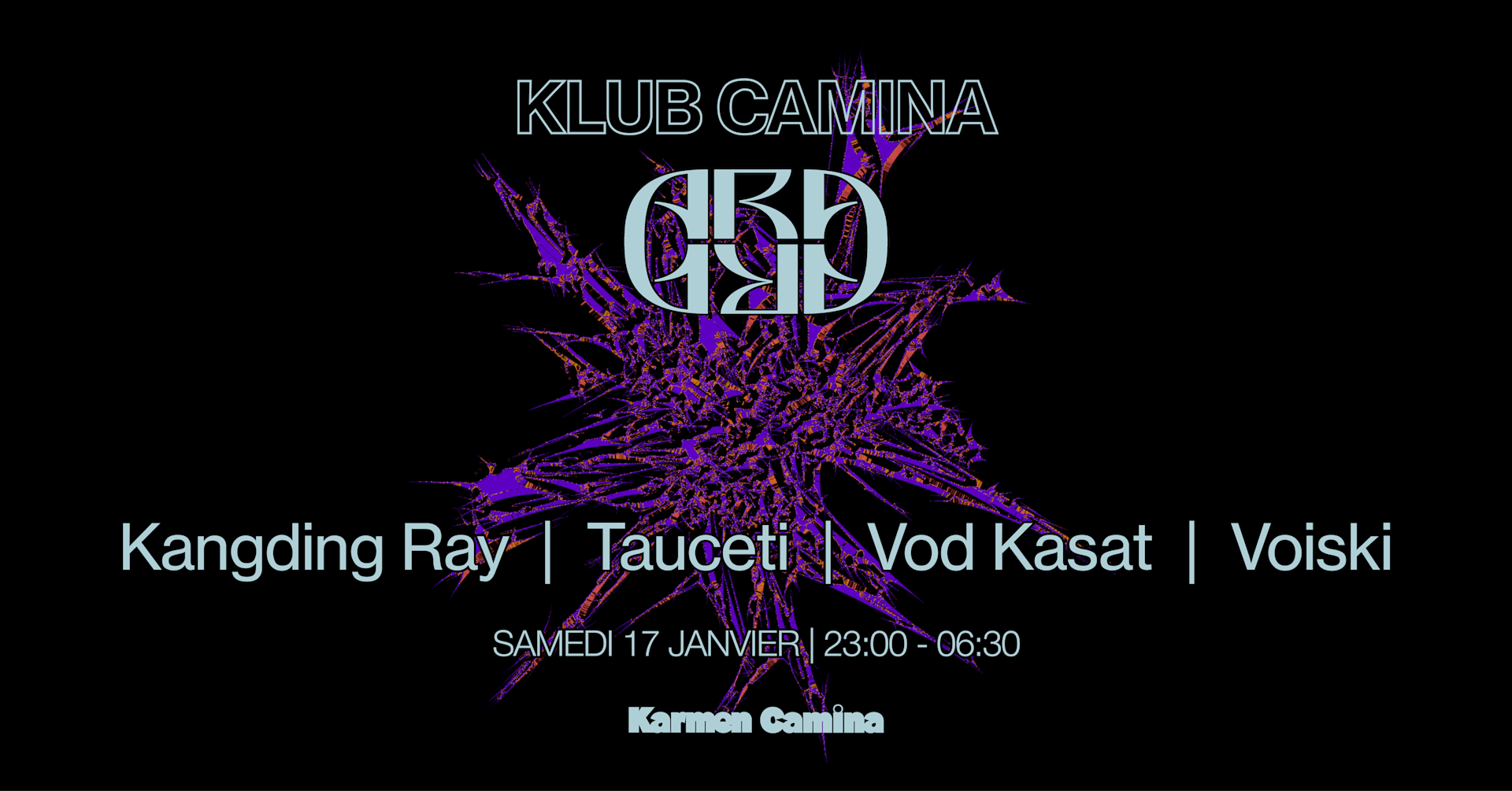 Klub Camina X Ara [Kangding Ray, Tauceti, Vod Kasat, Voiski] Cover