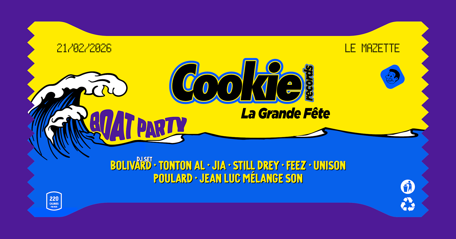 Cookie Records Boat Party Cover