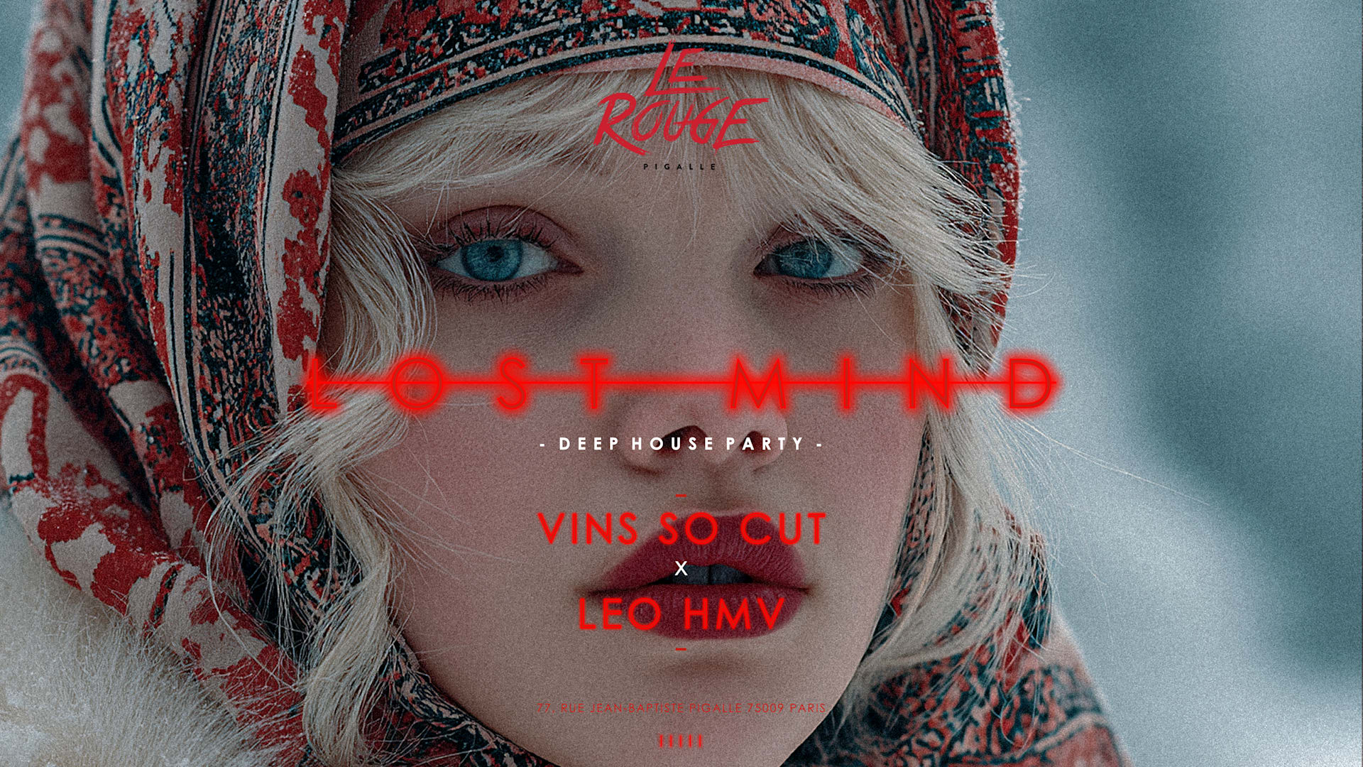 Lost Mind -Mercredi 14 Janvier - Le Rouge Cover