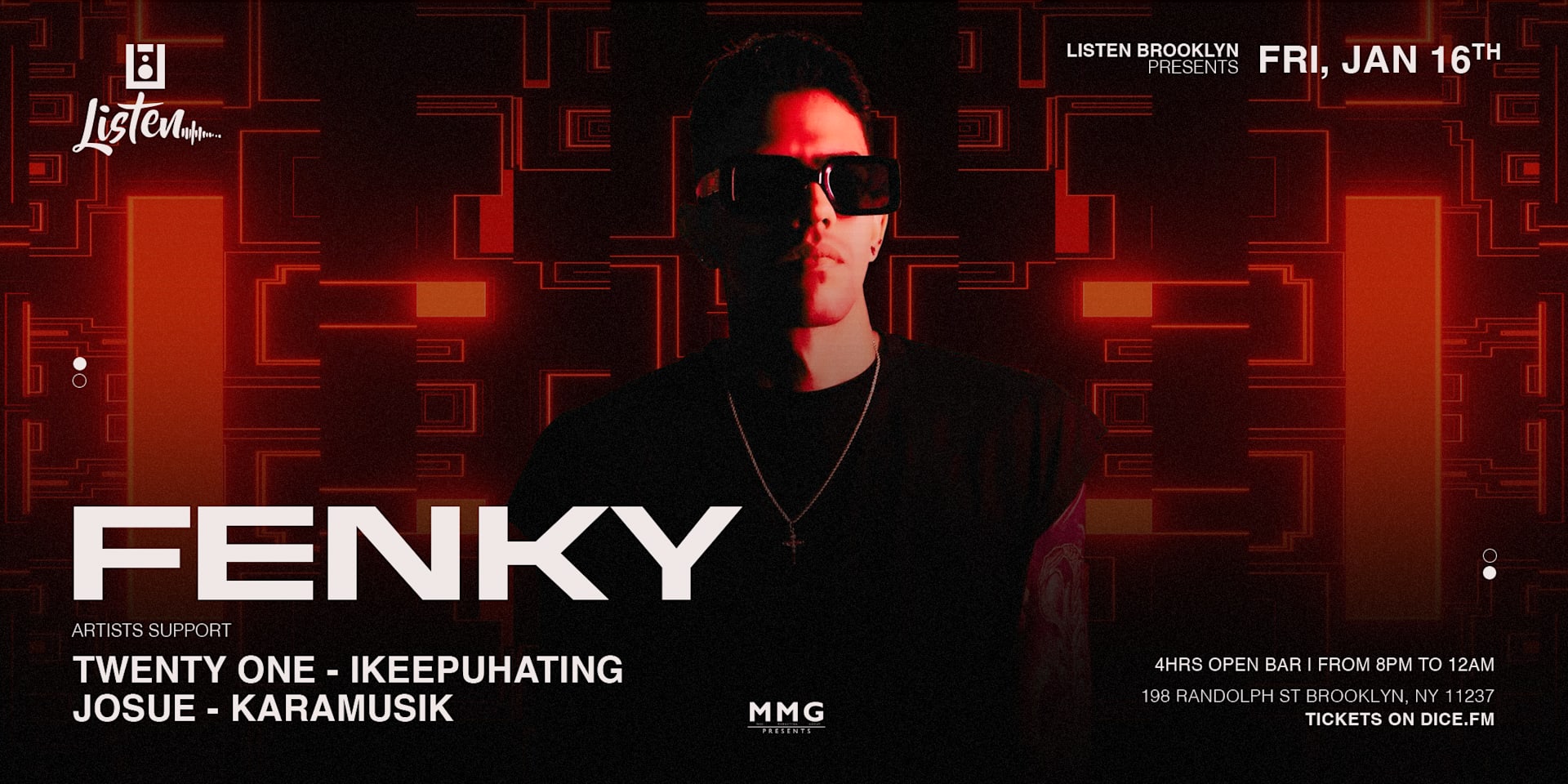 The Factory X Listen Friday Night Party Fenky & Friends Cover