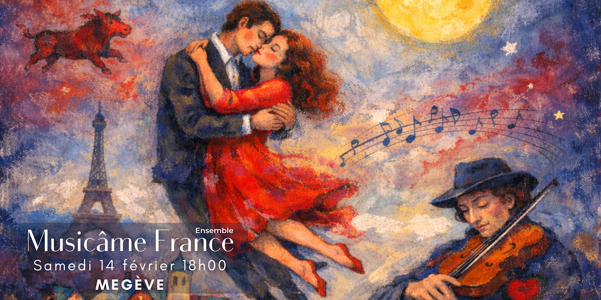 Concert Musicâme À Megève : Feu, Passion & Tendresse Cover