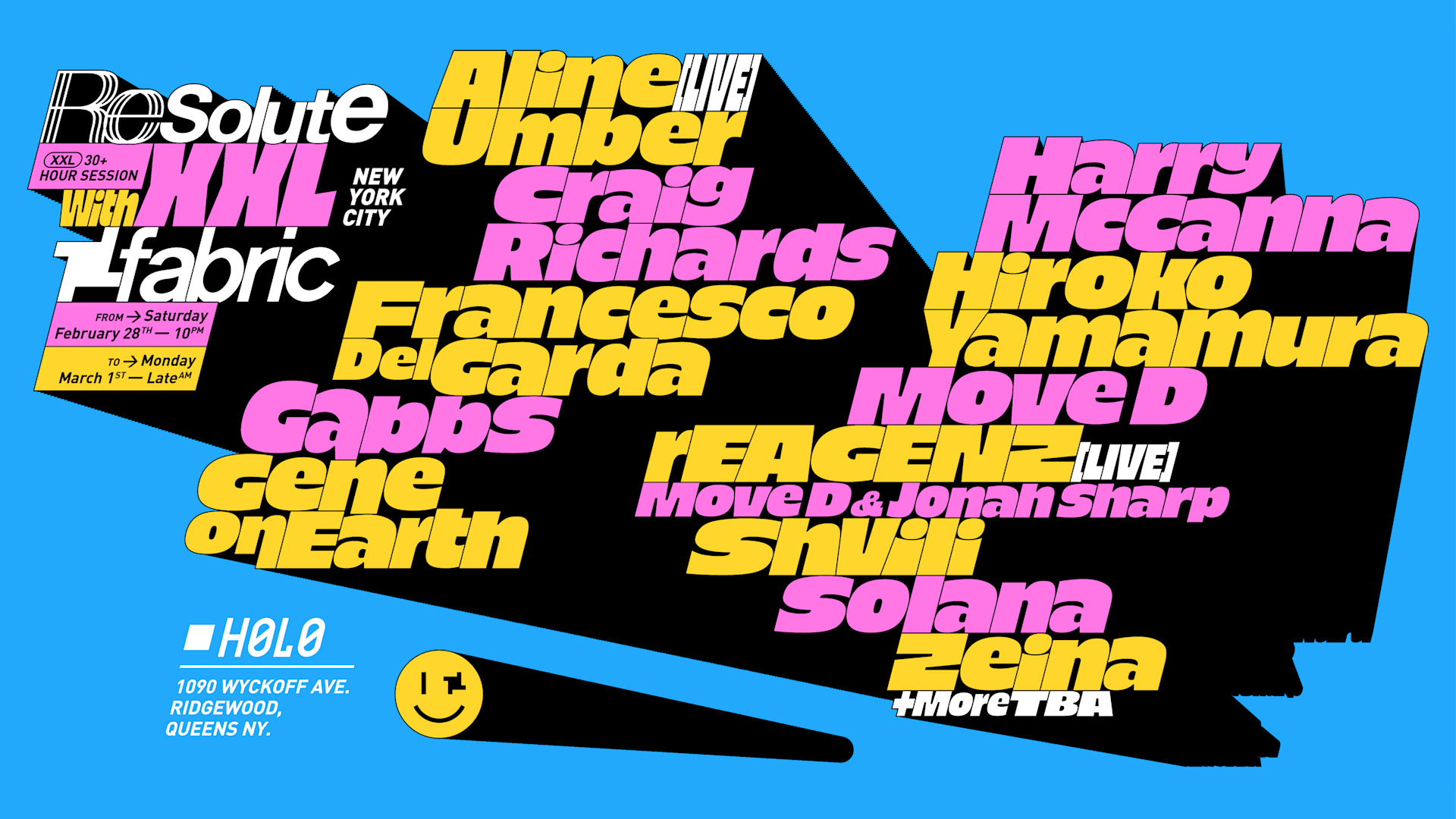 Resolute X Fabric London Cover