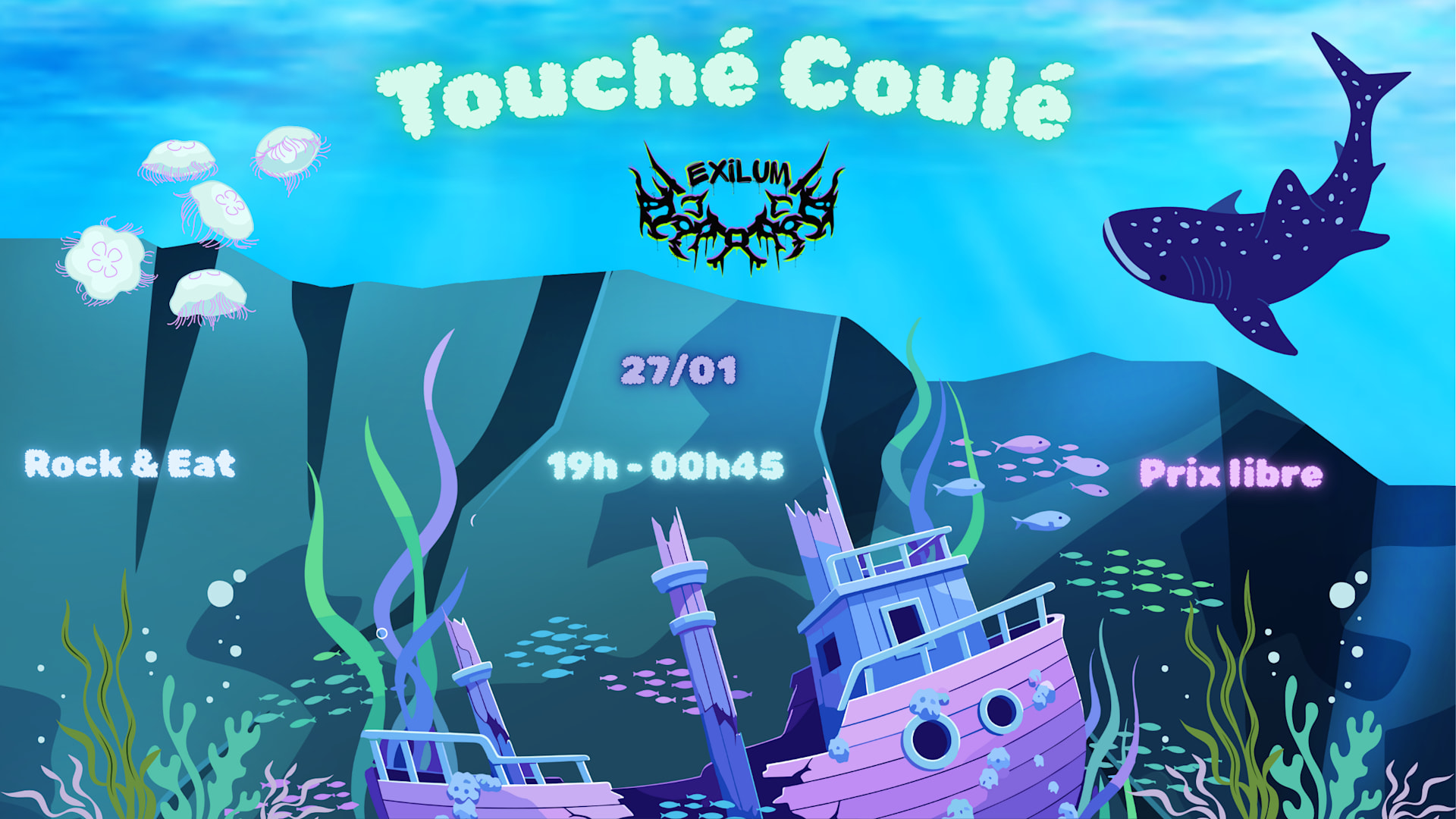 Touché Coulé - Par Exilum Collectif Cover