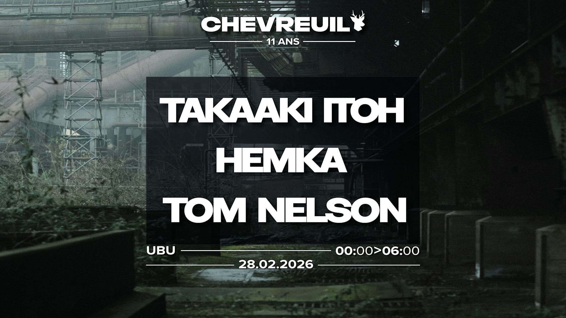 Chevreuil 11 Ans • Takaaki Itoh, Hemka, Tom Nelson Cover