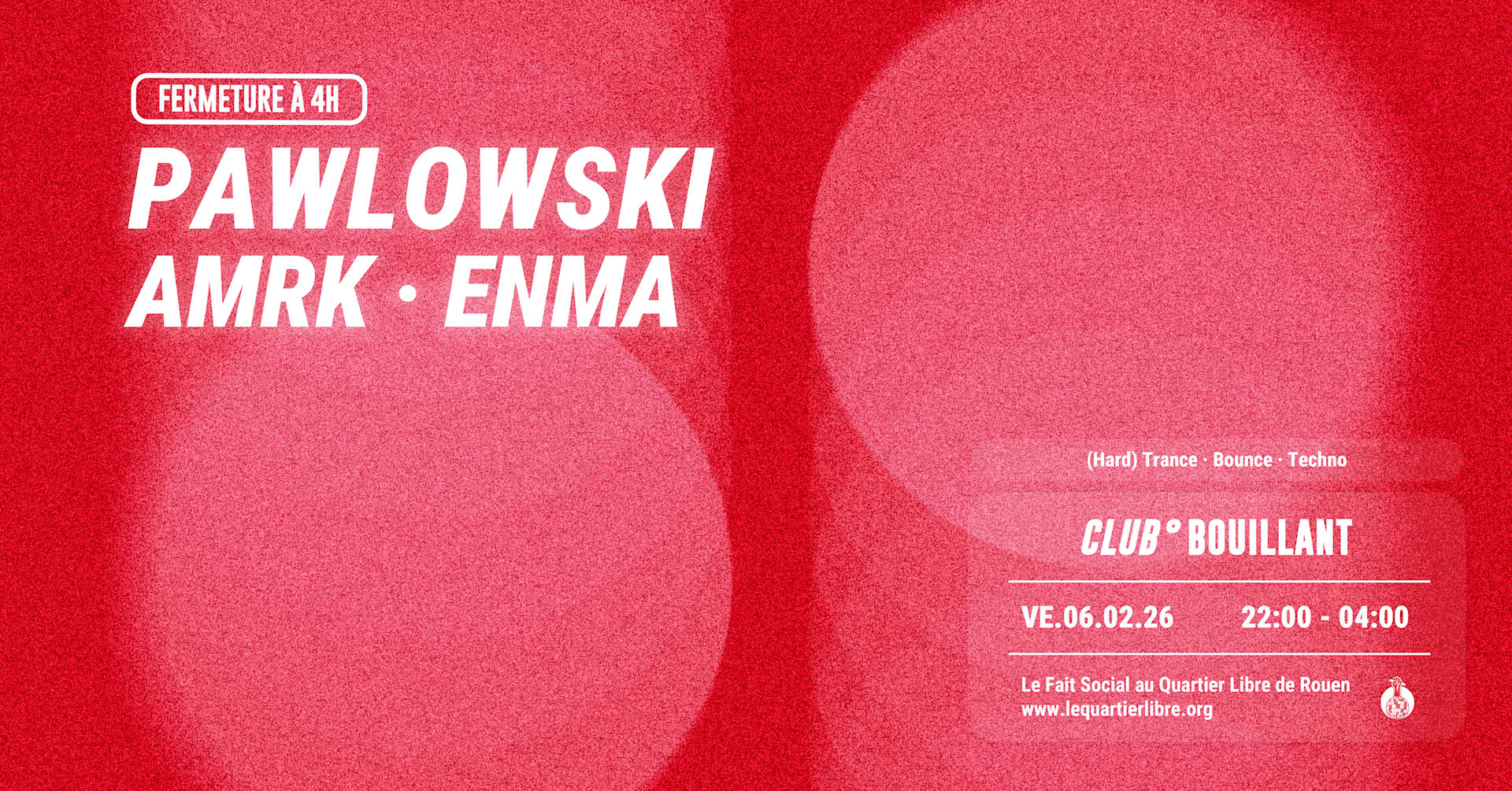 (Fermeture À 4h) Club Bouillant - Pawlowski · Amrk · Enma Cover