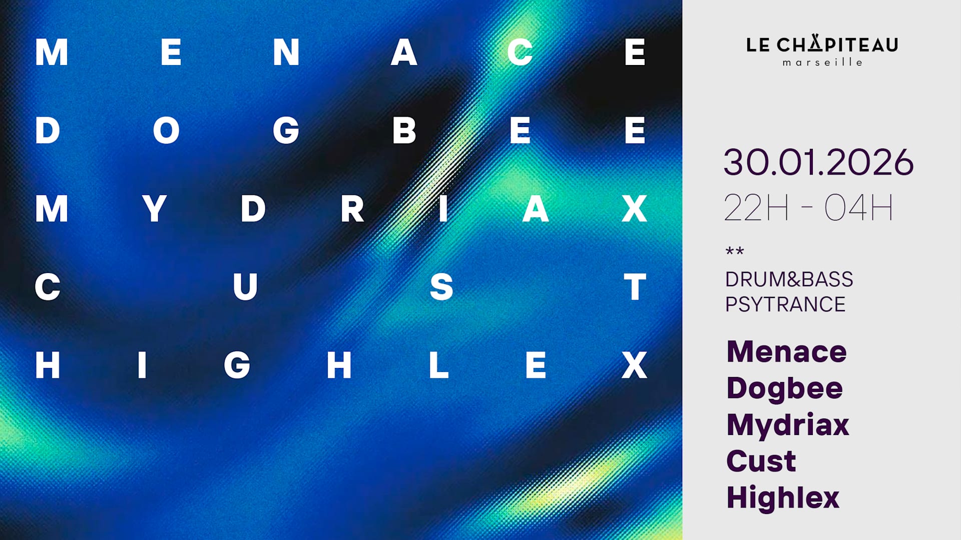 Menace Rekords W/Dogbee, Mydriax, Cust & Highlex Cover