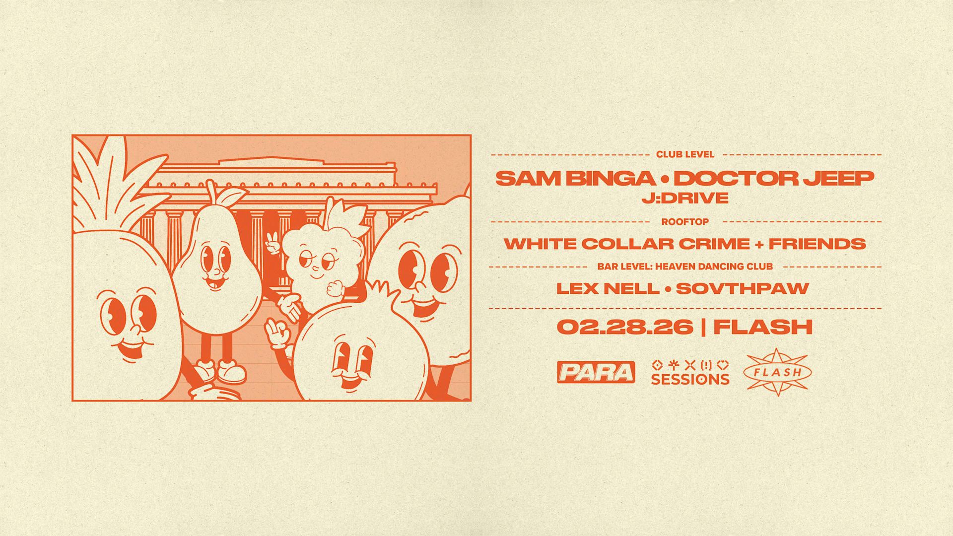 Para X Sessions Present: Sam Binga + Doctor Jeep Cover