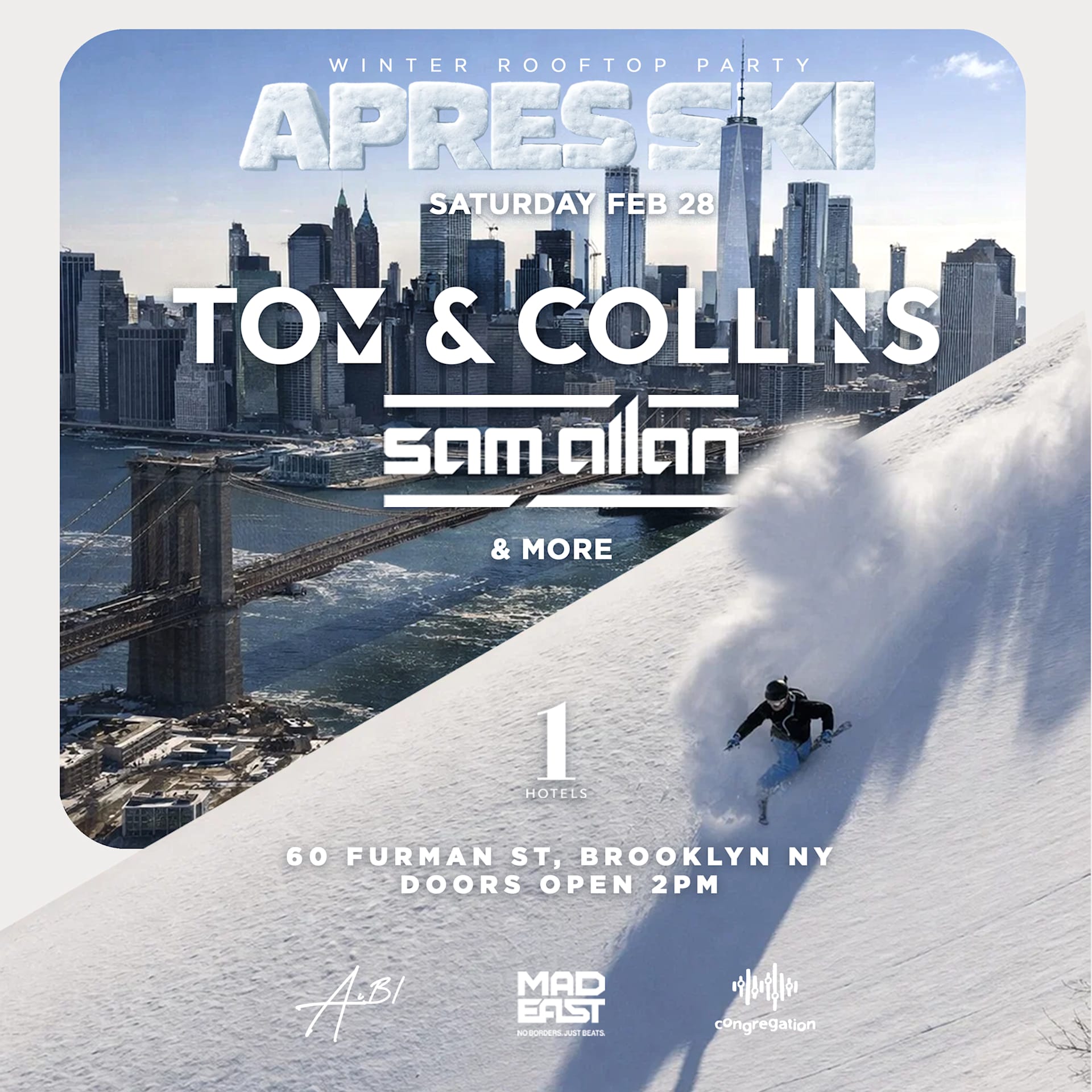 Aprés Ski At 1 Hotel Rooftop : Tom & Collins Cover