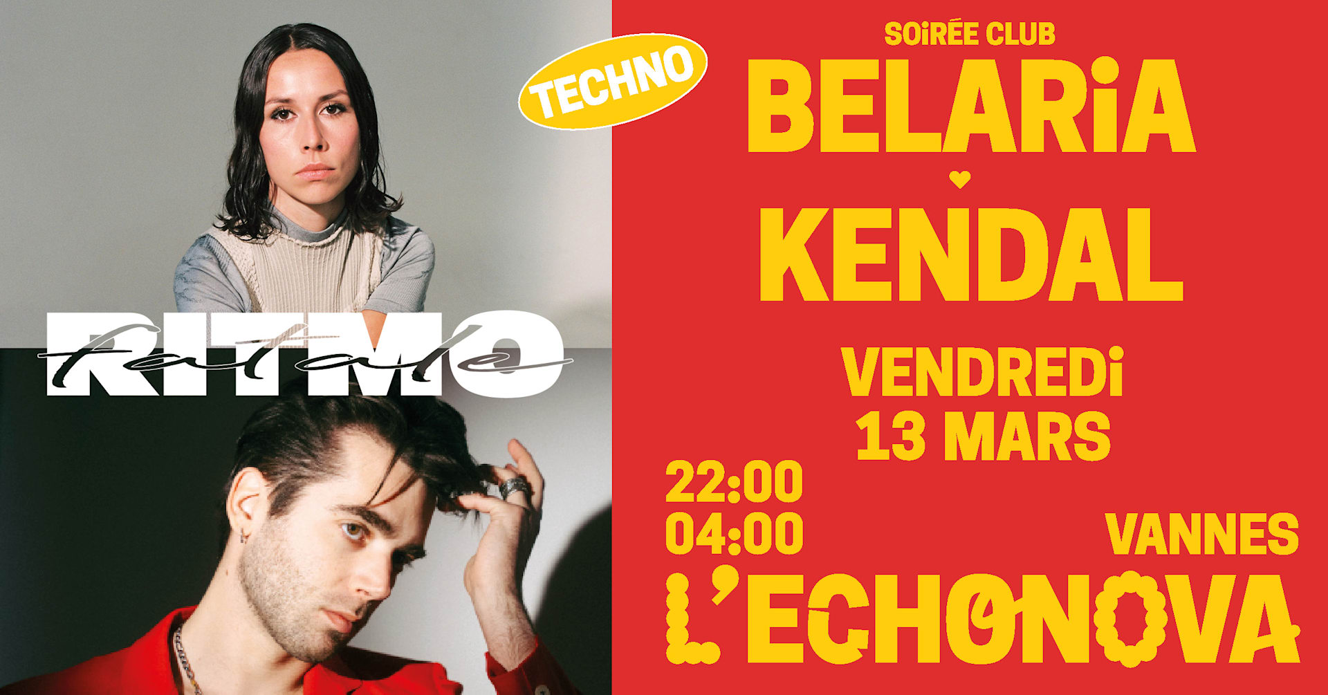 Ritmo Fatale : Kendal + Belaria Cover