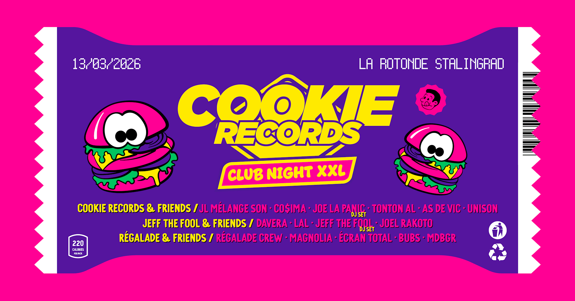 Cookie Records Club Night Xxl Cover