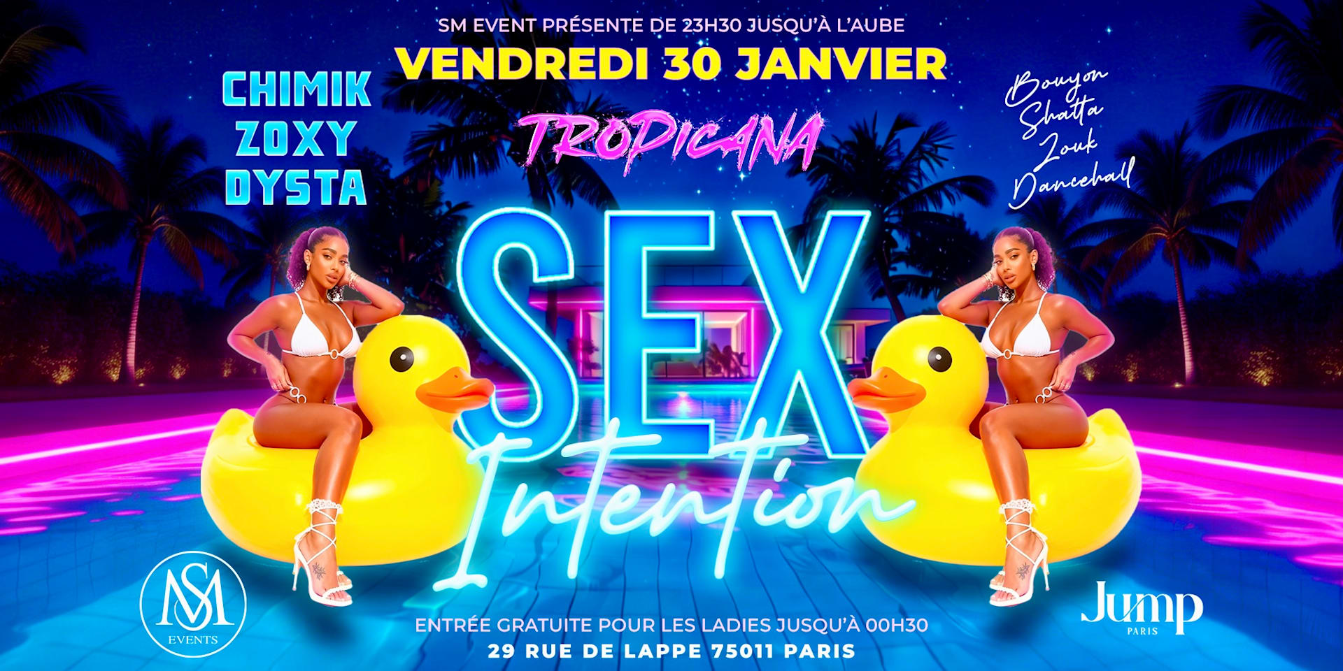 La Tropicana - Sex Intention - Dj Chimik Dysta Zoxy Cover