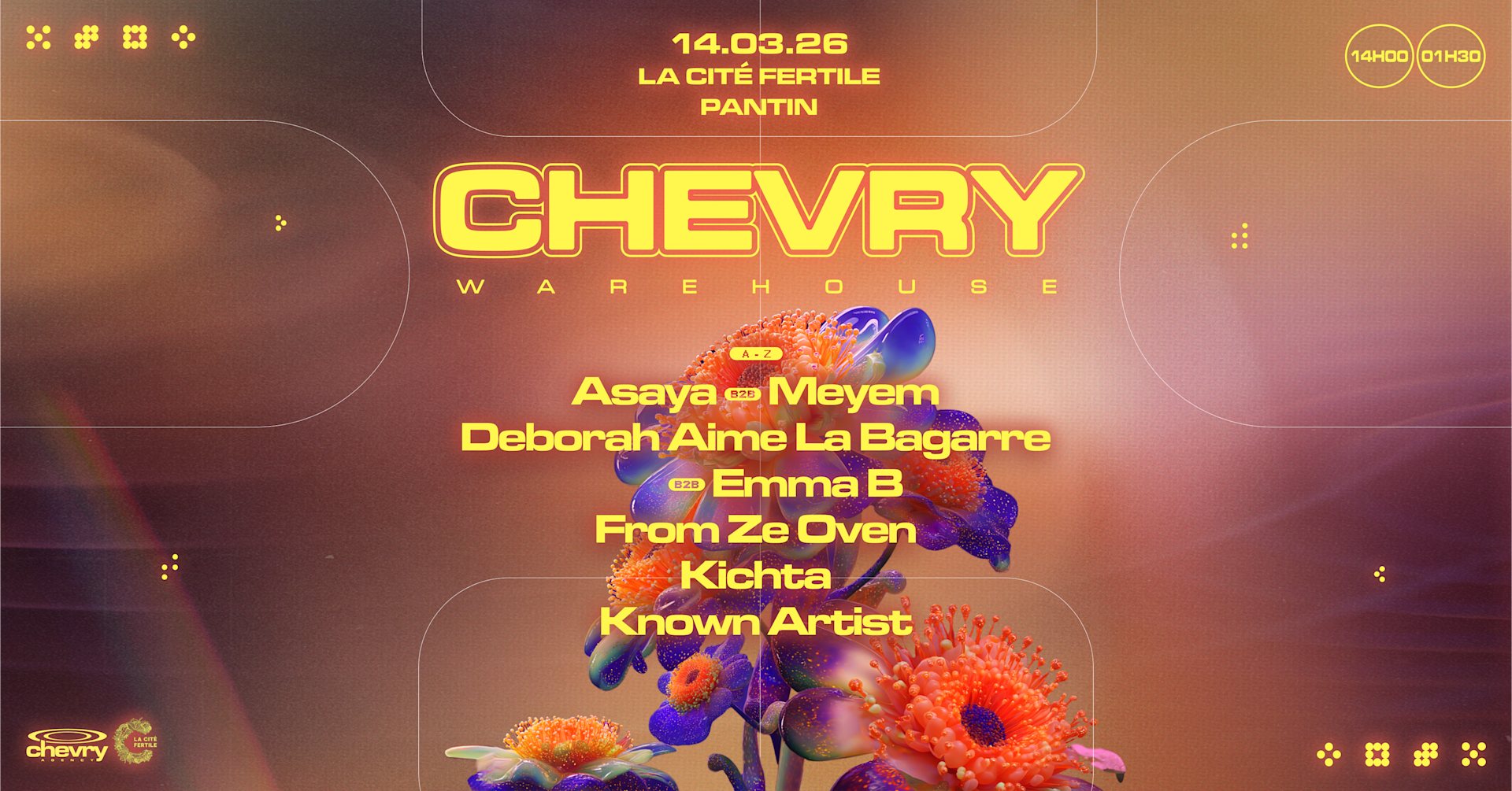 Chevry Warehouse : Asaya B2b Meyem, Kichta, Emma B B2b Dalb Cover