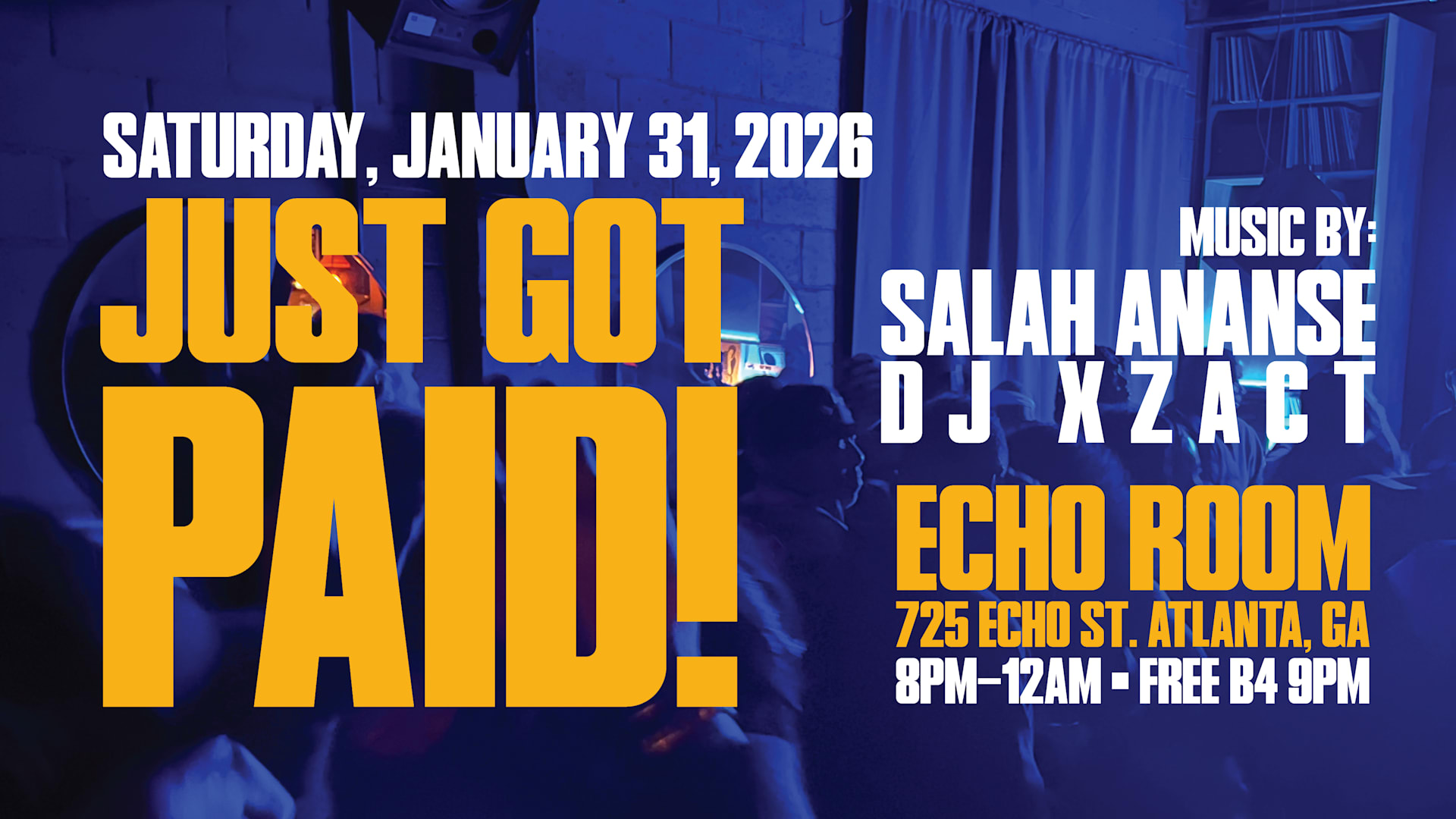 Just Got Paid W/ Salah Ananse + Dj Xzact Cover