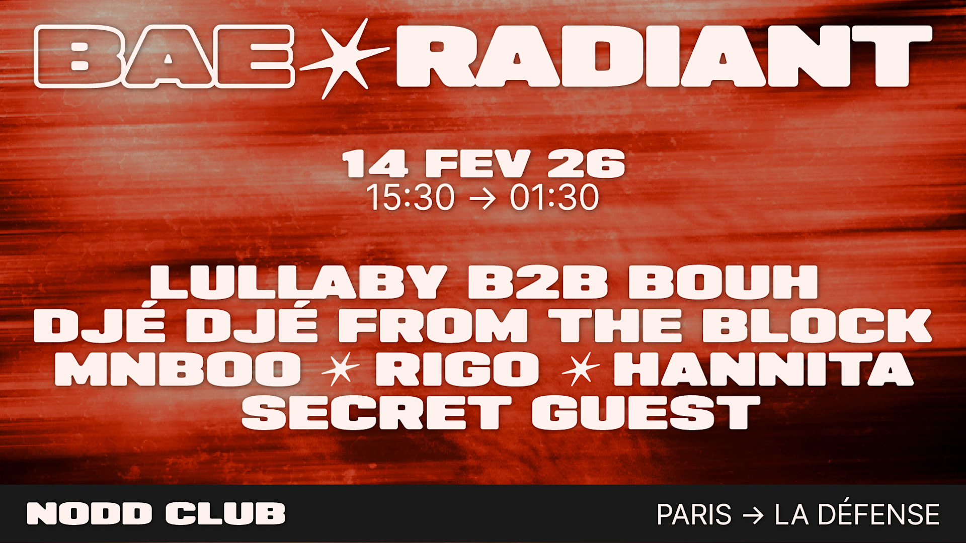 Bae Radiant X Nodd Club (Day Party By Bae Party) Cover