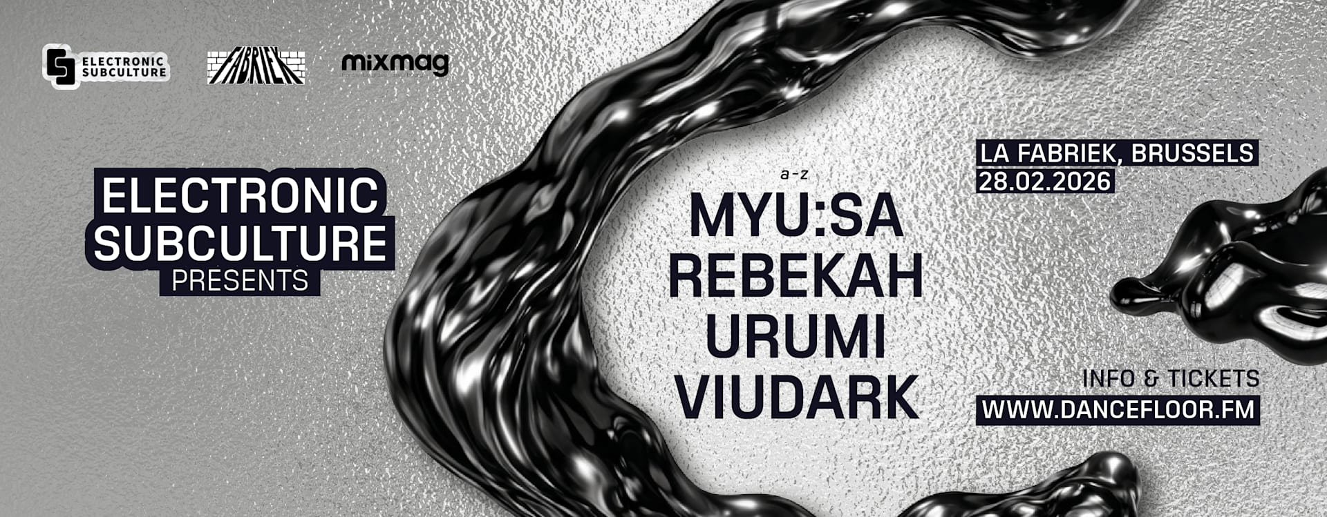 Electronic Subculture Presents Rebekah,Myu:Sa,Urumi,Viudark Cover