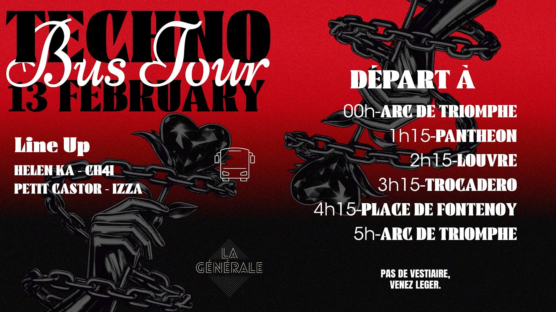 Techno Bus La Générale Cover