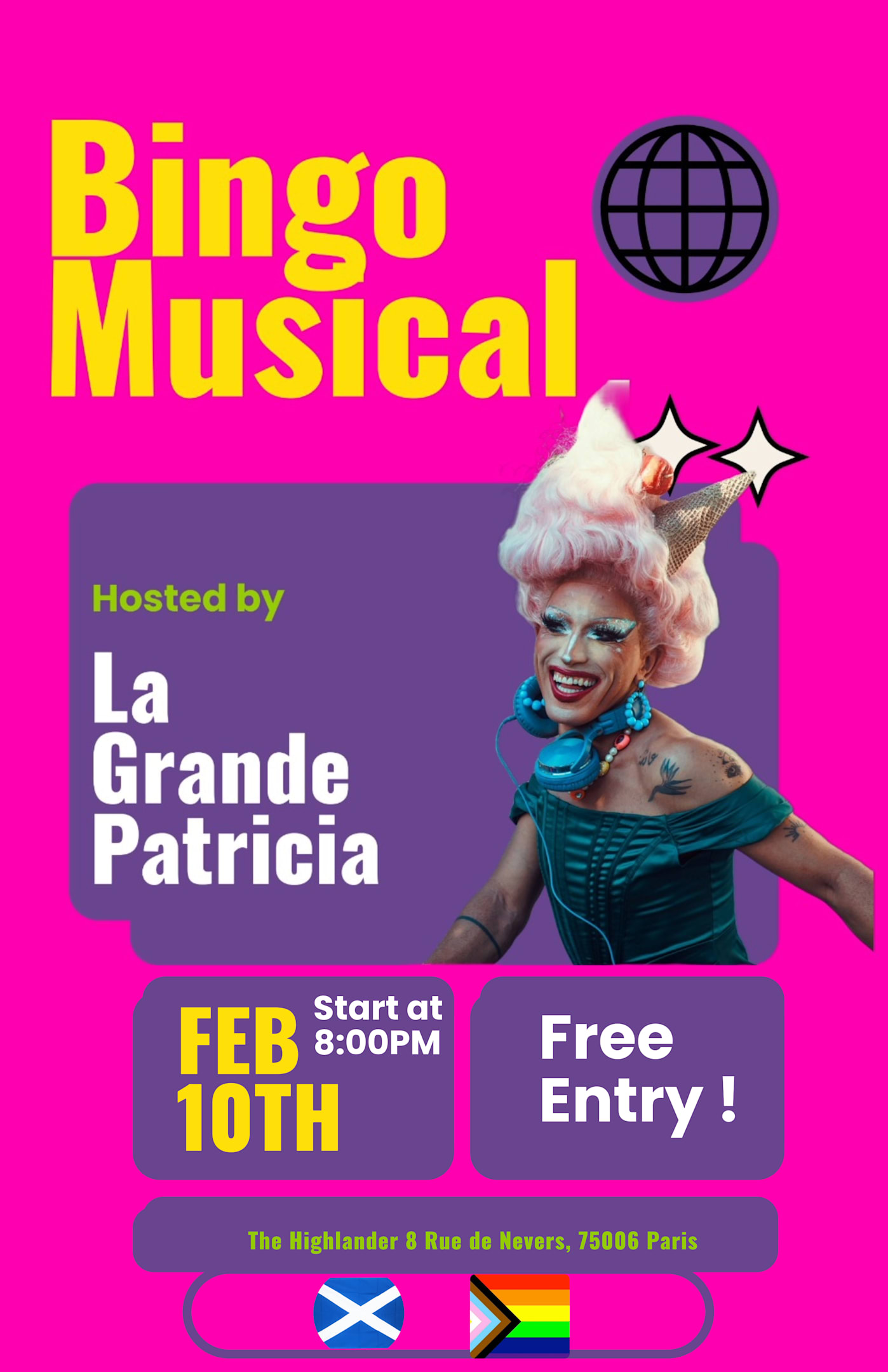 Bingo Musical - Highlander Pub Cover