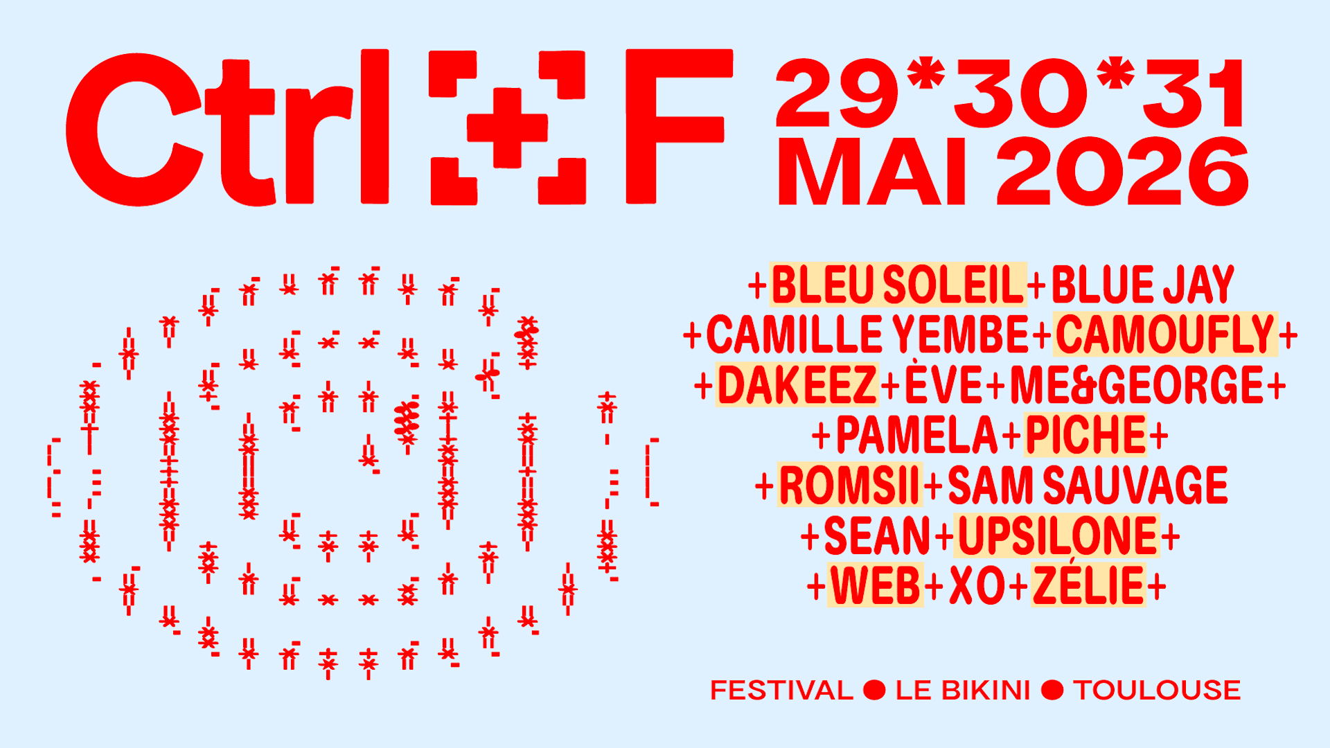 Ctrl+F - Festival Cover