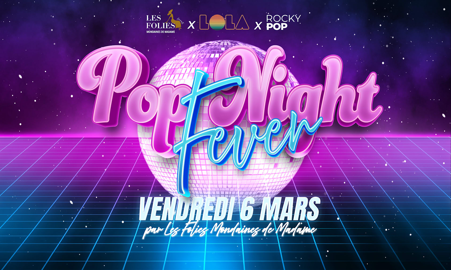 Soirée Pop Night Fever Cover