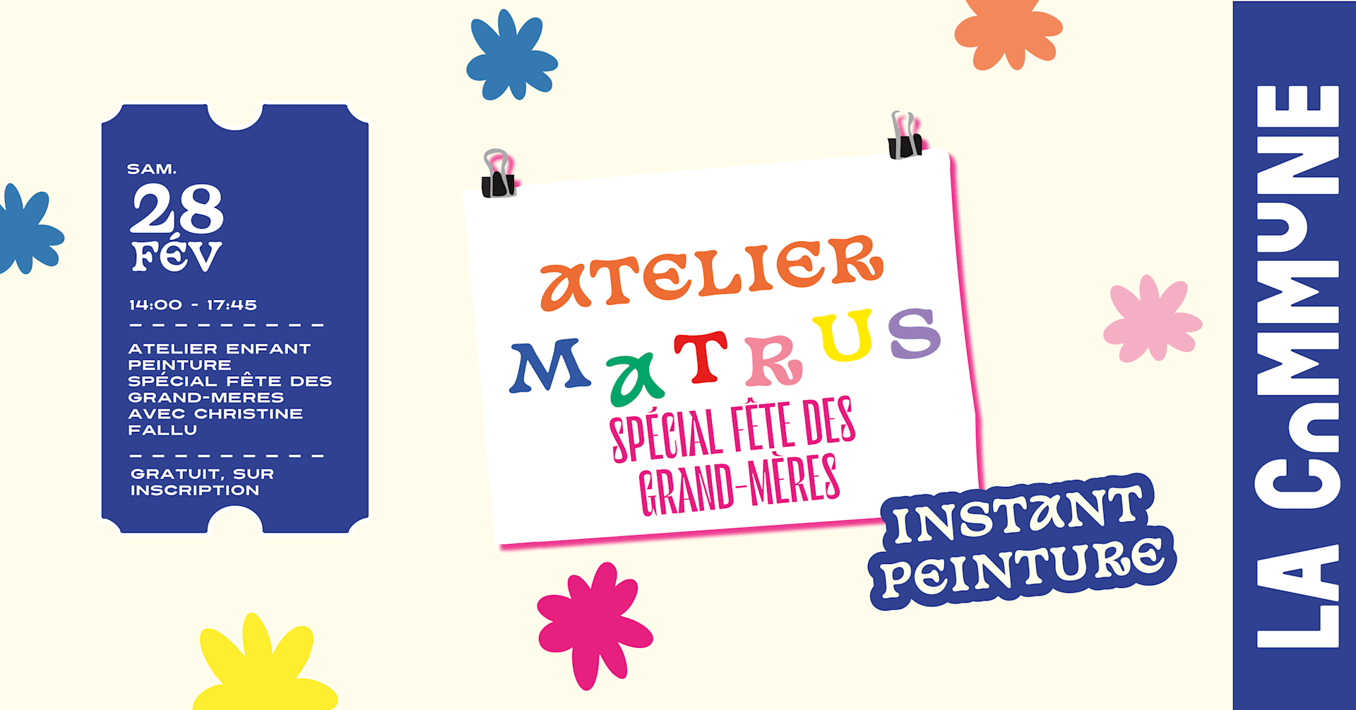 Atelier Matrus - Spécial Fête Des Grand-Mères Cover