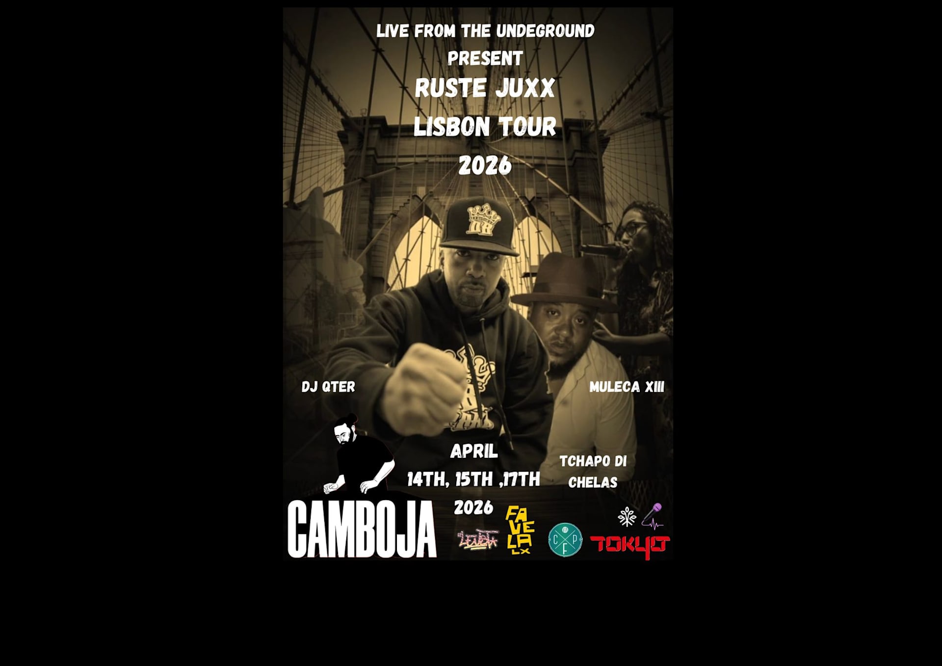 Ruste Juxx -Lisbon Tour- 2026 Cover