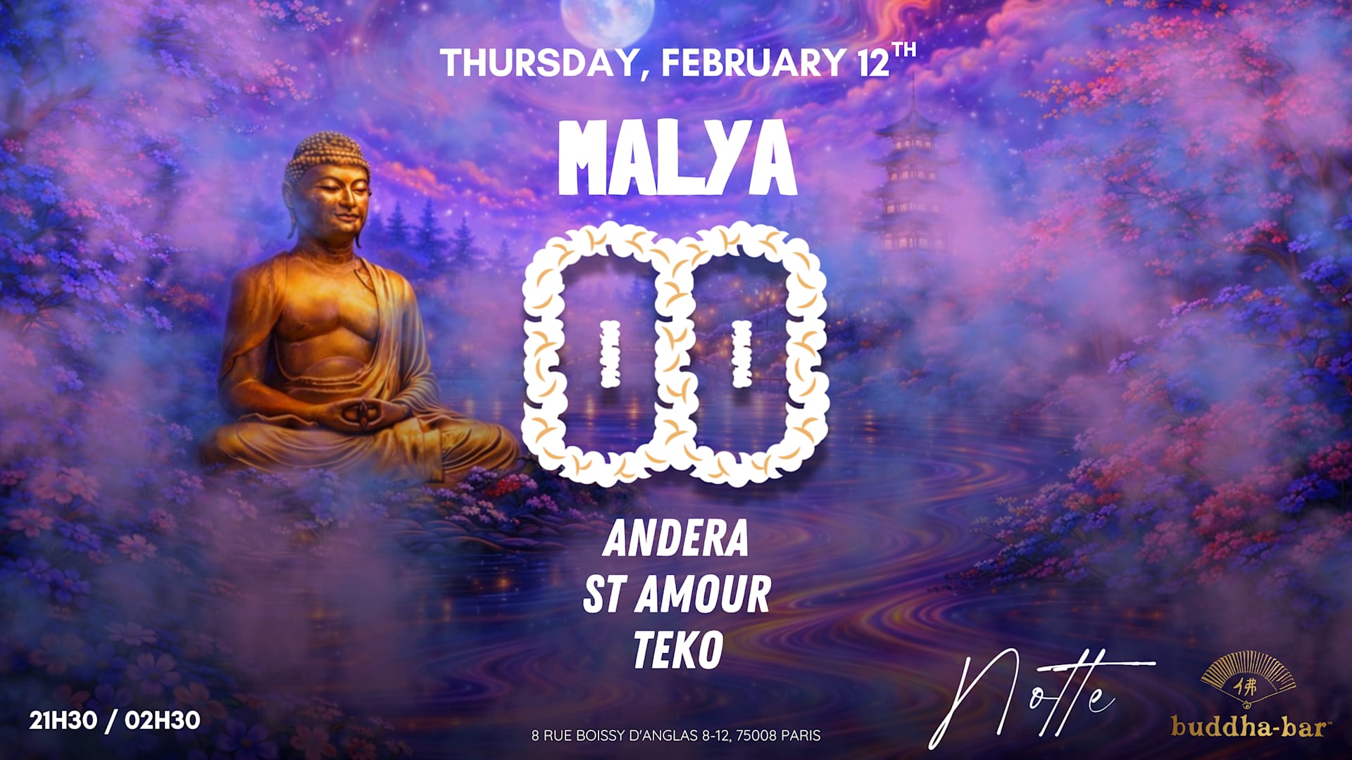 Malya X Notte At Buddha-Bar Paris Cover