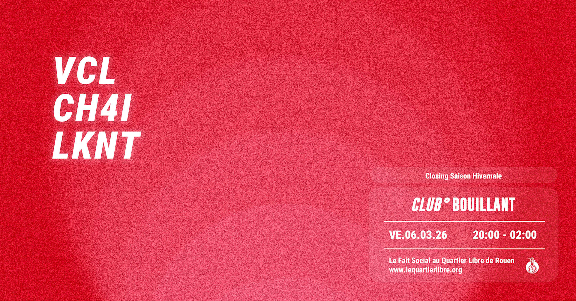 Club Bouillant Closing Hivernal - Vcl · Ch4i · Lknt Cover