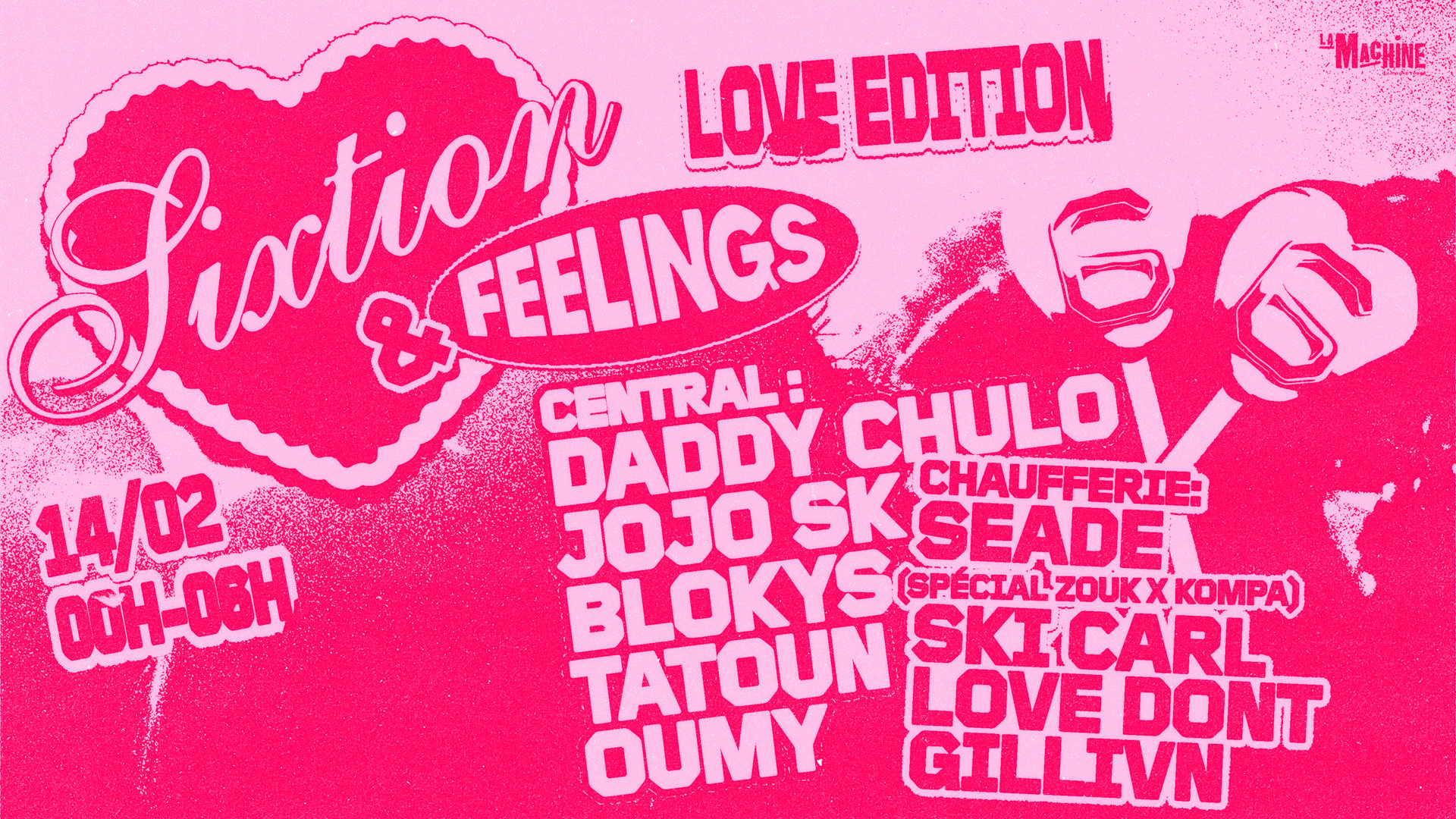 Sixtion X Feelings : Love Edition Cover