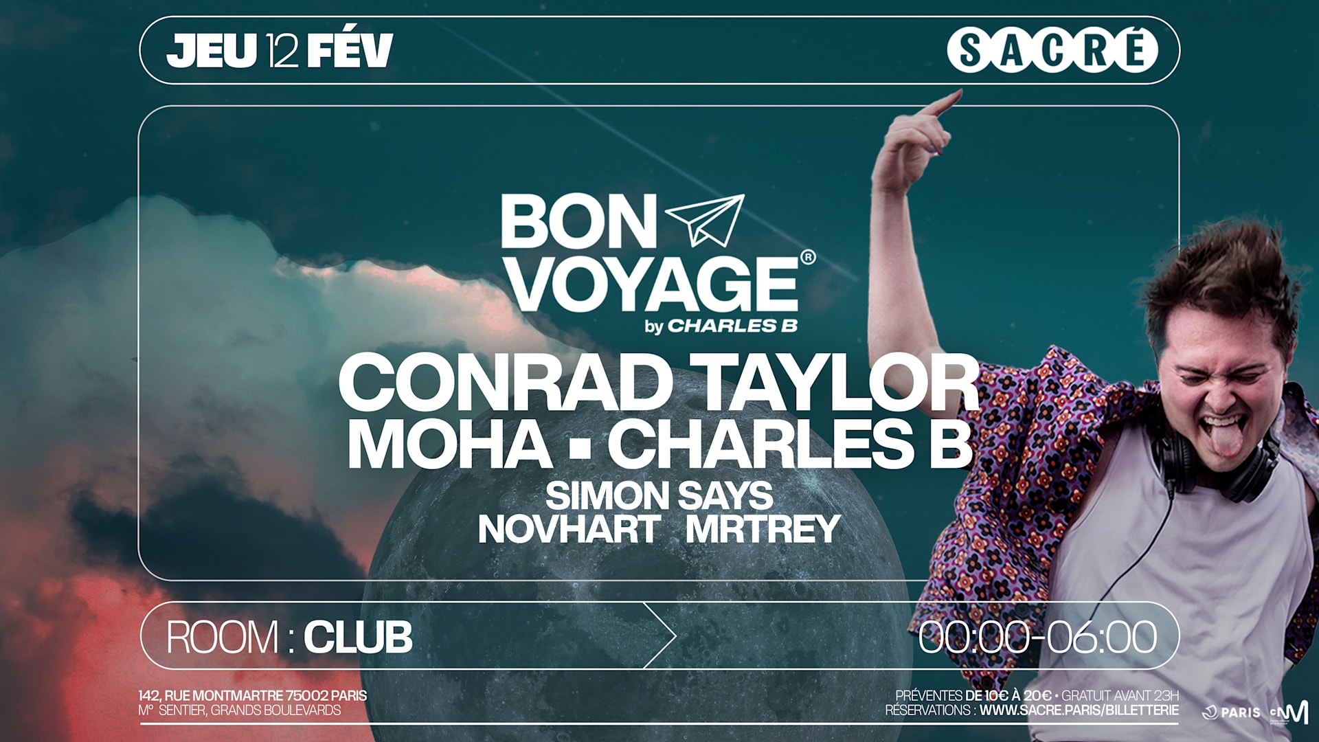 Bon Voyage By Charles B : Conrad Taylor & Moha Cover