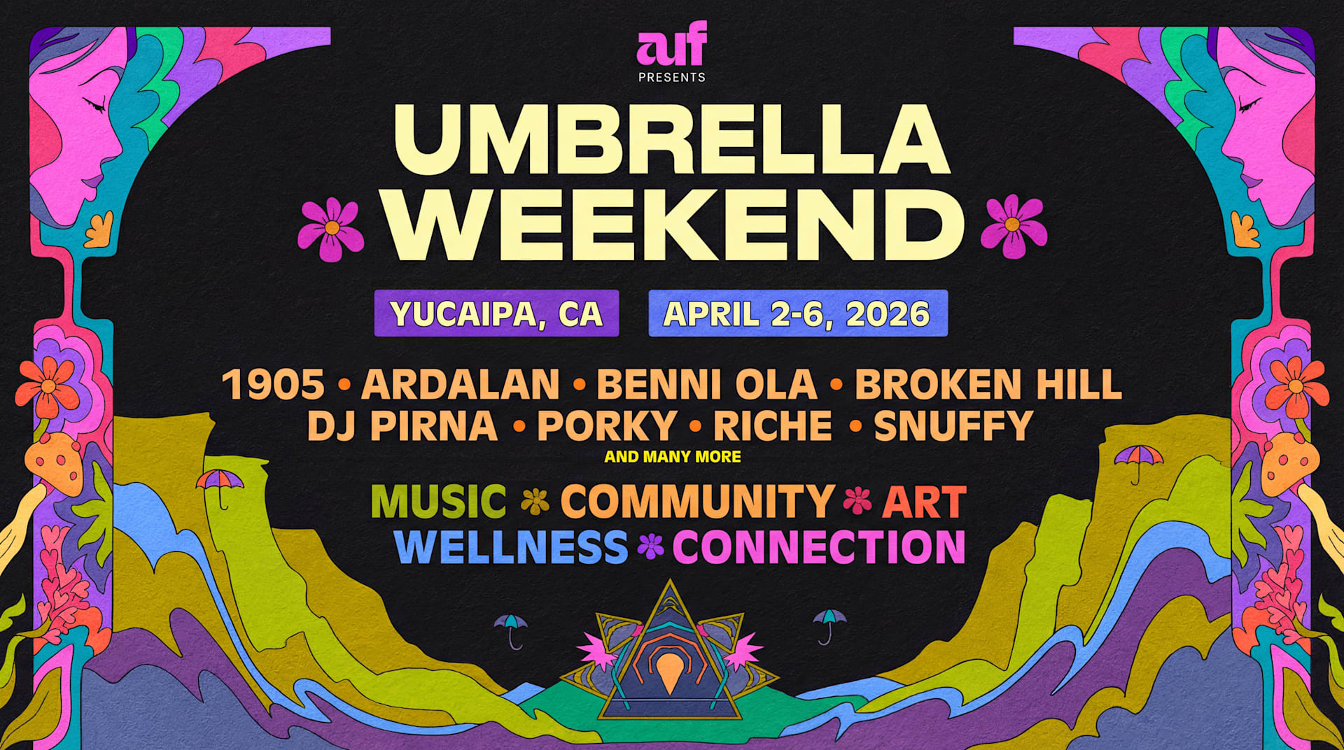 Umbrella Weekend 2026 Cover