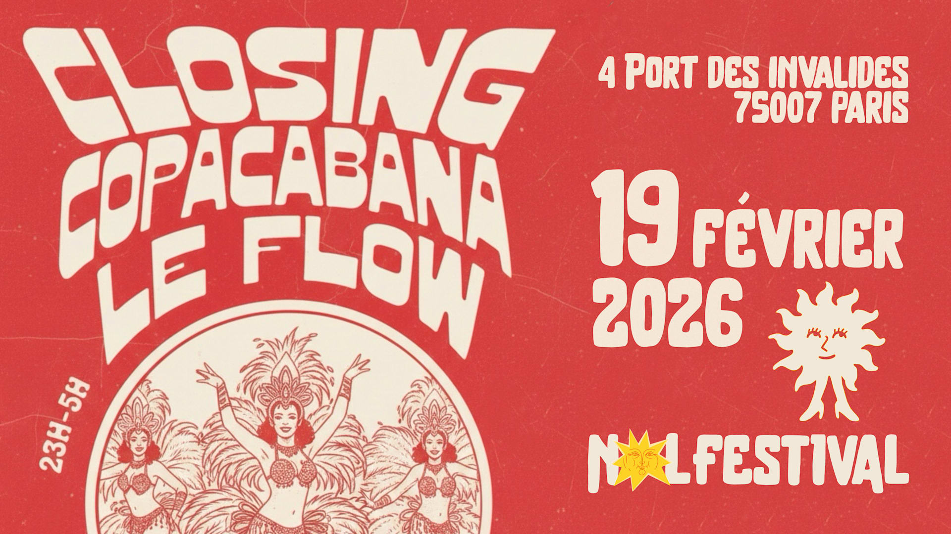 Closing Copacabana | 19/02 @Leflow Cover