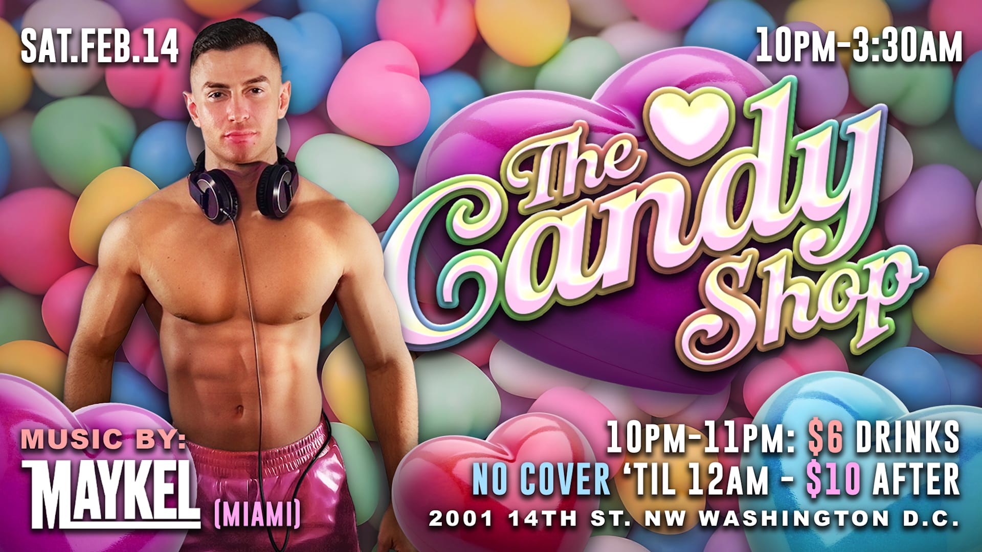 The Candy Shop With Maykel(Miami) Cover